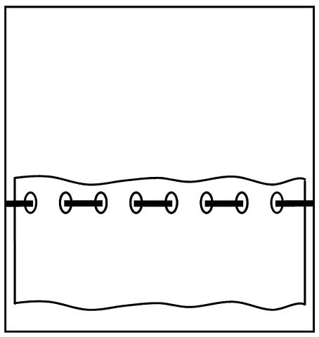 Stickereien Plauen Türvorhang »Türstores Landschaft«, (1 St.), HxB: 160x60, veredelt mit echter Plauener Spitze Stickerei
