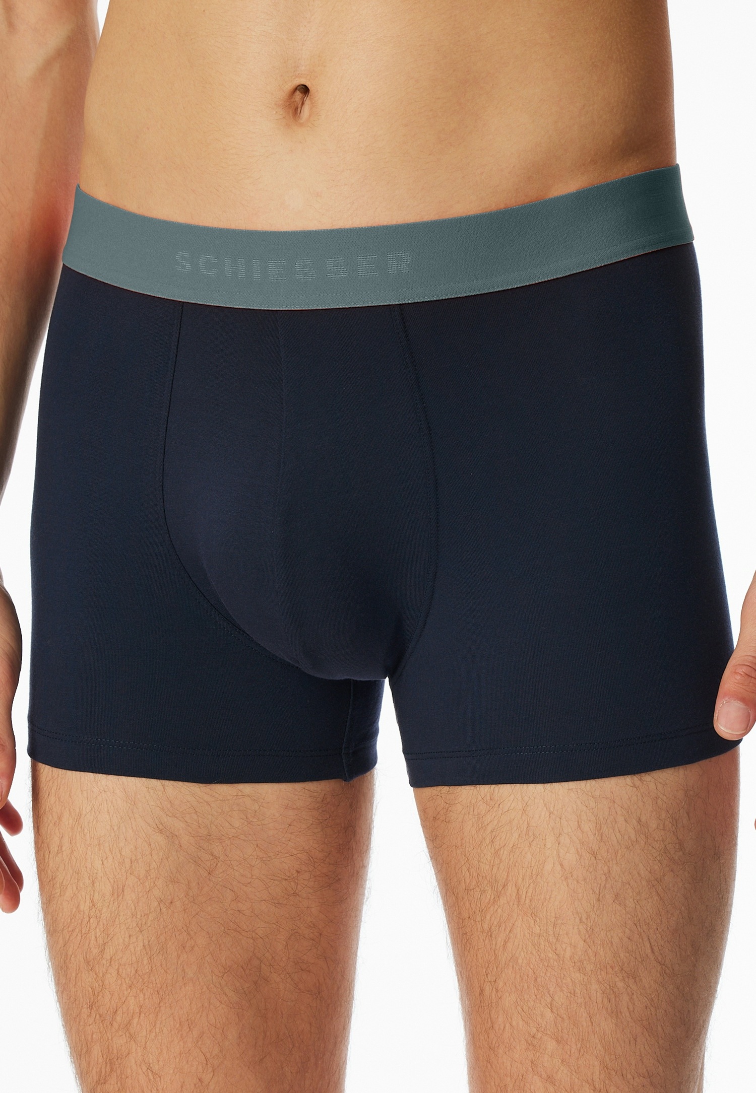 Schiesser Boxershorts "95/5 Multipacks", mit farblich abgesetztem, sportlic günstig online kaufen