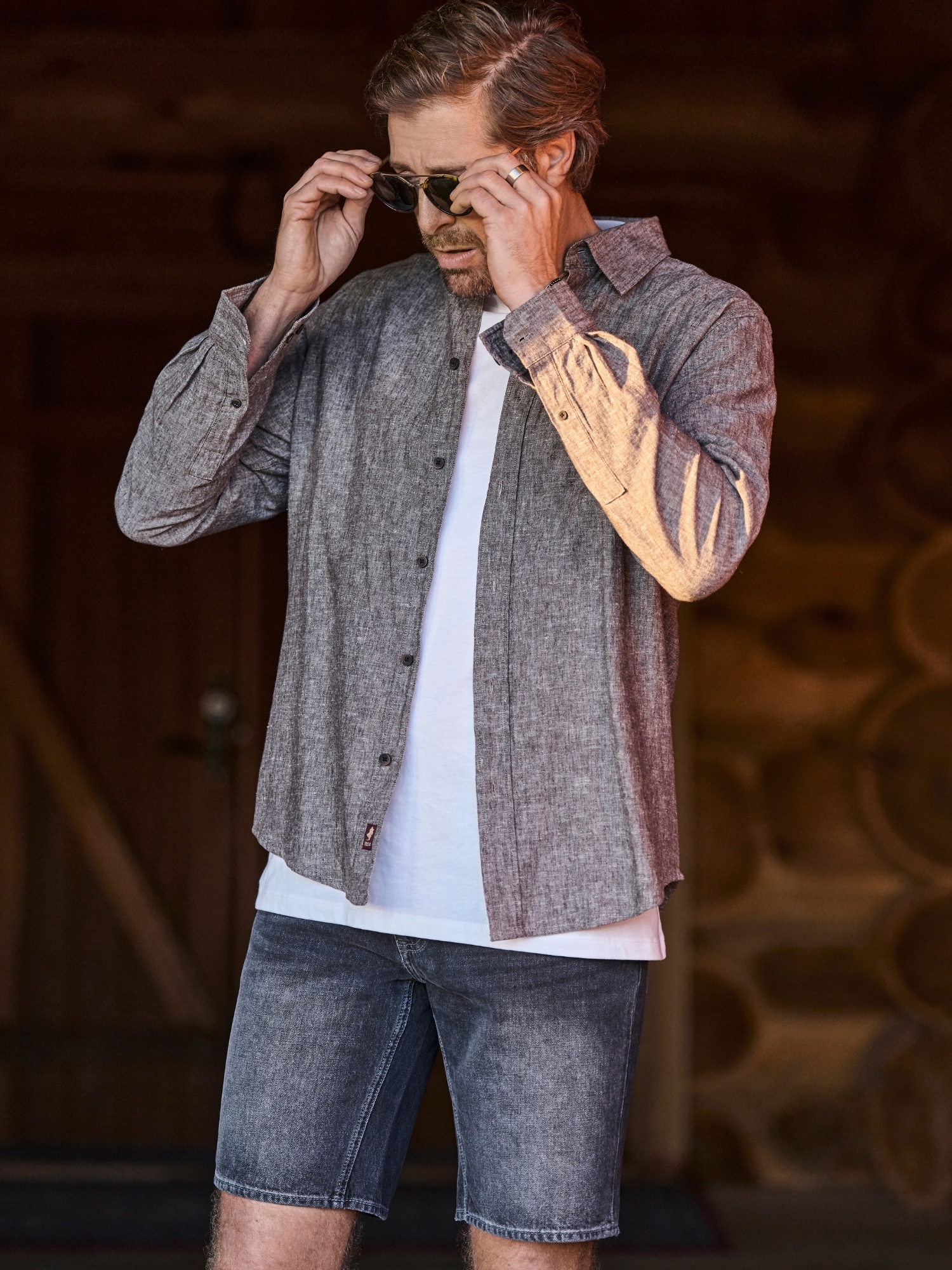 MCS Langarmhemd »MCS Shirt Dean Shirt«