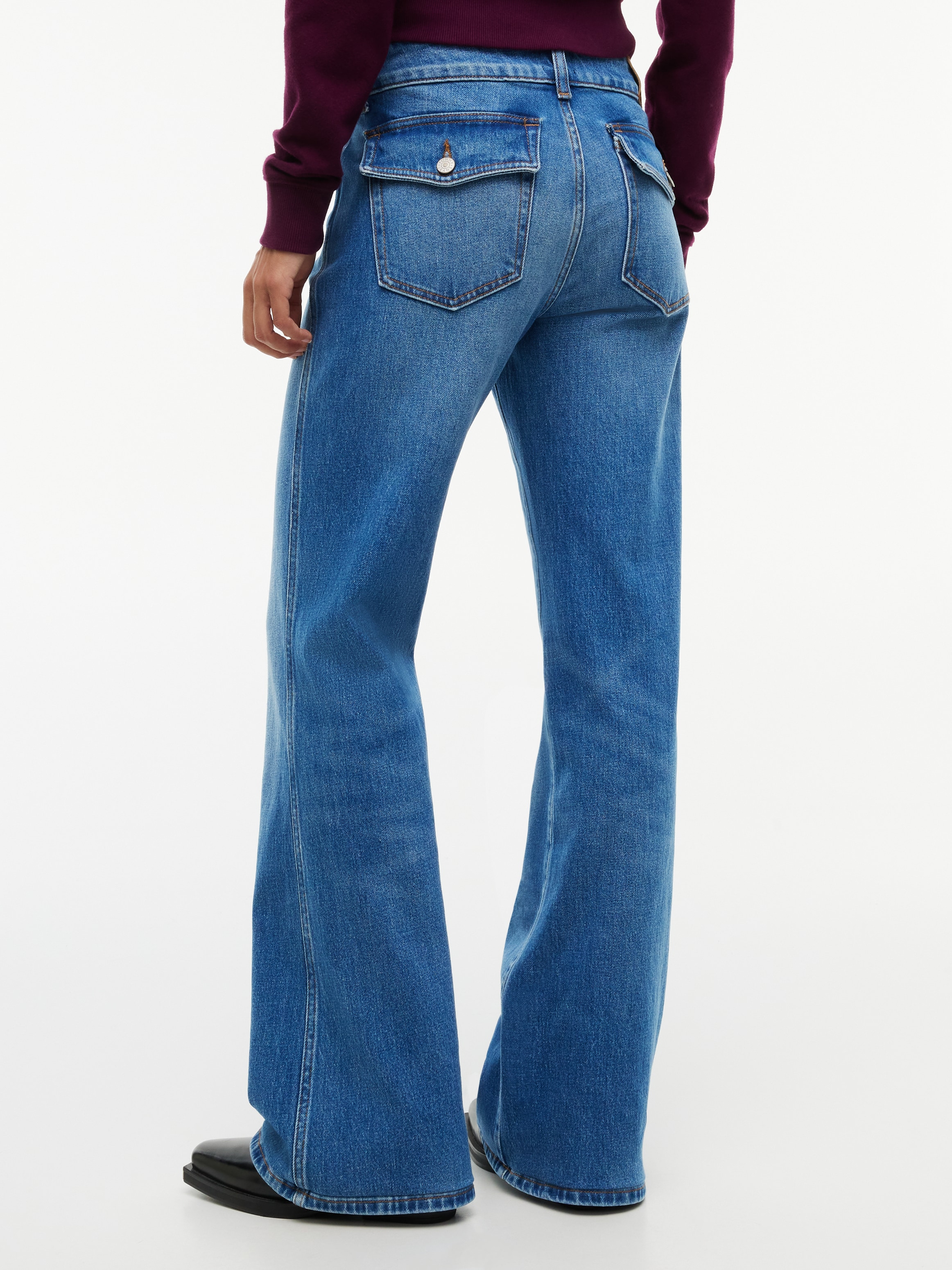 Tommy Jeans Bootcut-Jeans »SIA LOW RISE BOOTCUT BJ0133« Baumwollmischung