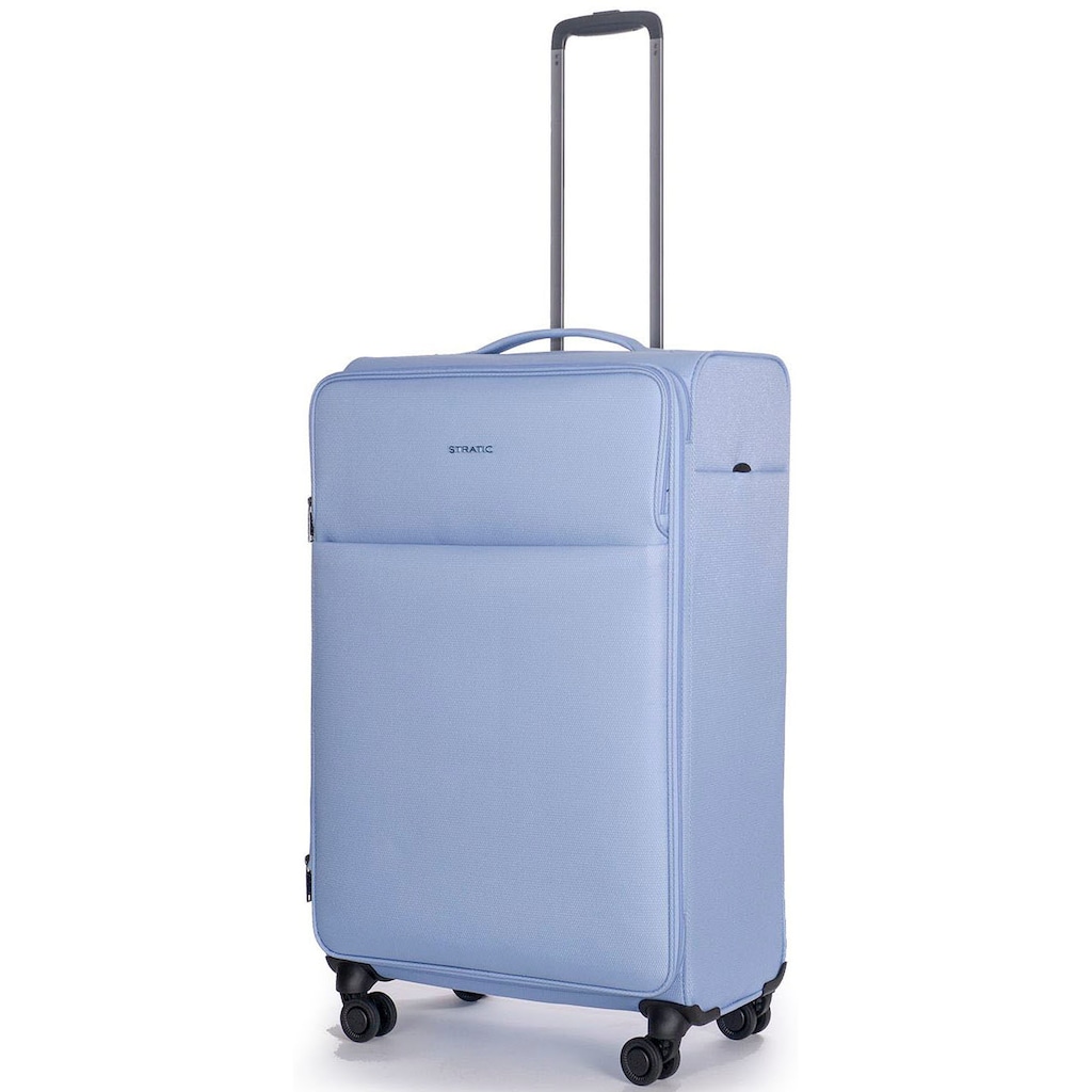 Stratic Weichgepäck-Trolley »Stratic Light + L, light blue«, 4 Rollen