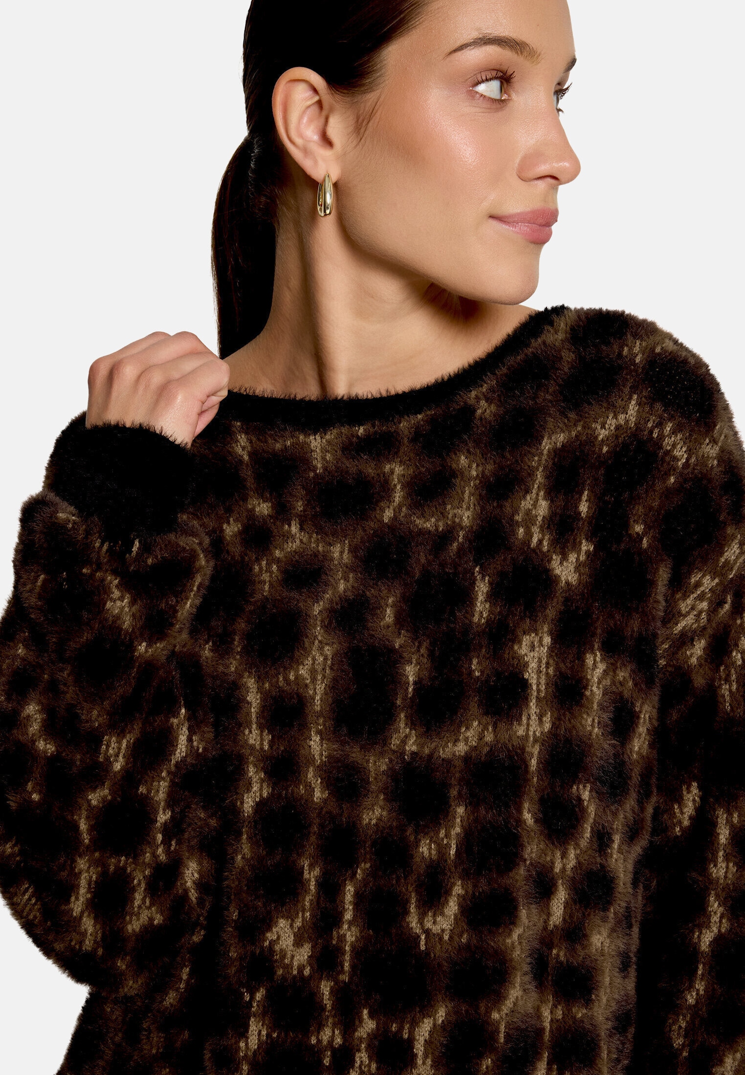 Zero Strickpullover »Damen mit Jacquard« 1 Material