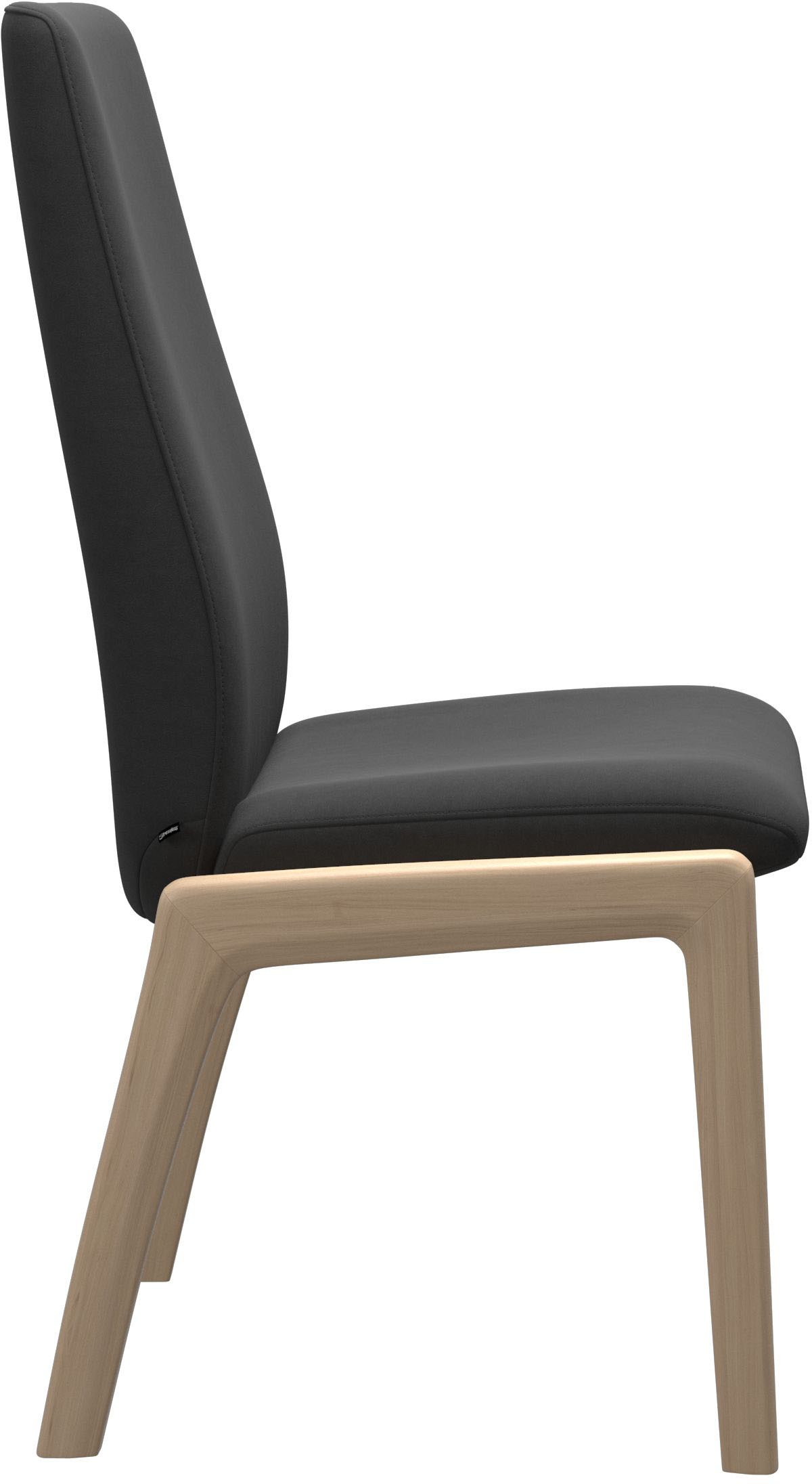 Stressless® Polsterstuhl »Laurel«, Microfaser DINAMICA, High Back, Größe L, mit abgerundeten Beinen in Eiche natur