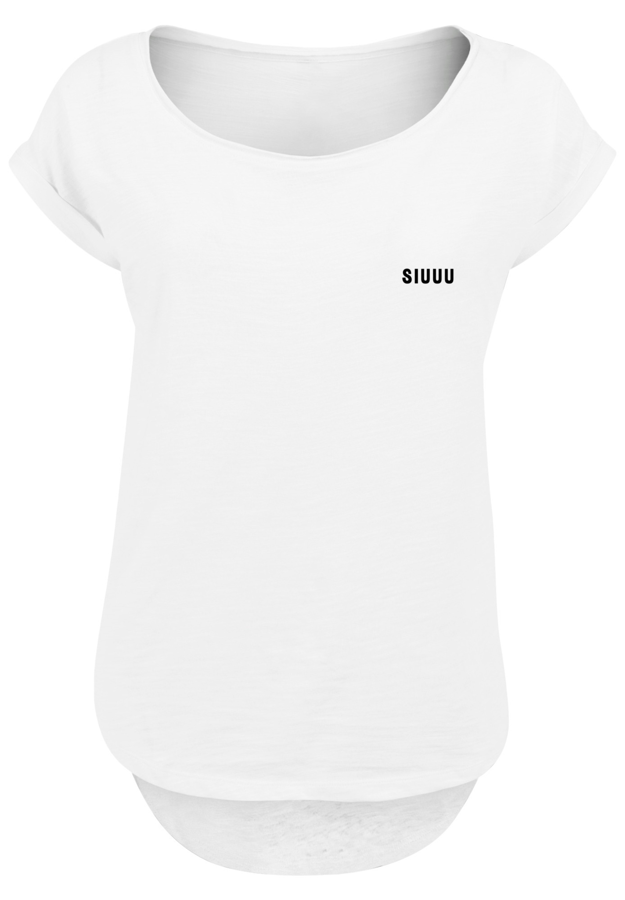 F4NT4STIC T-Shirt »SIUUU«, Jugendwort 2022, slang, lang geschnitten