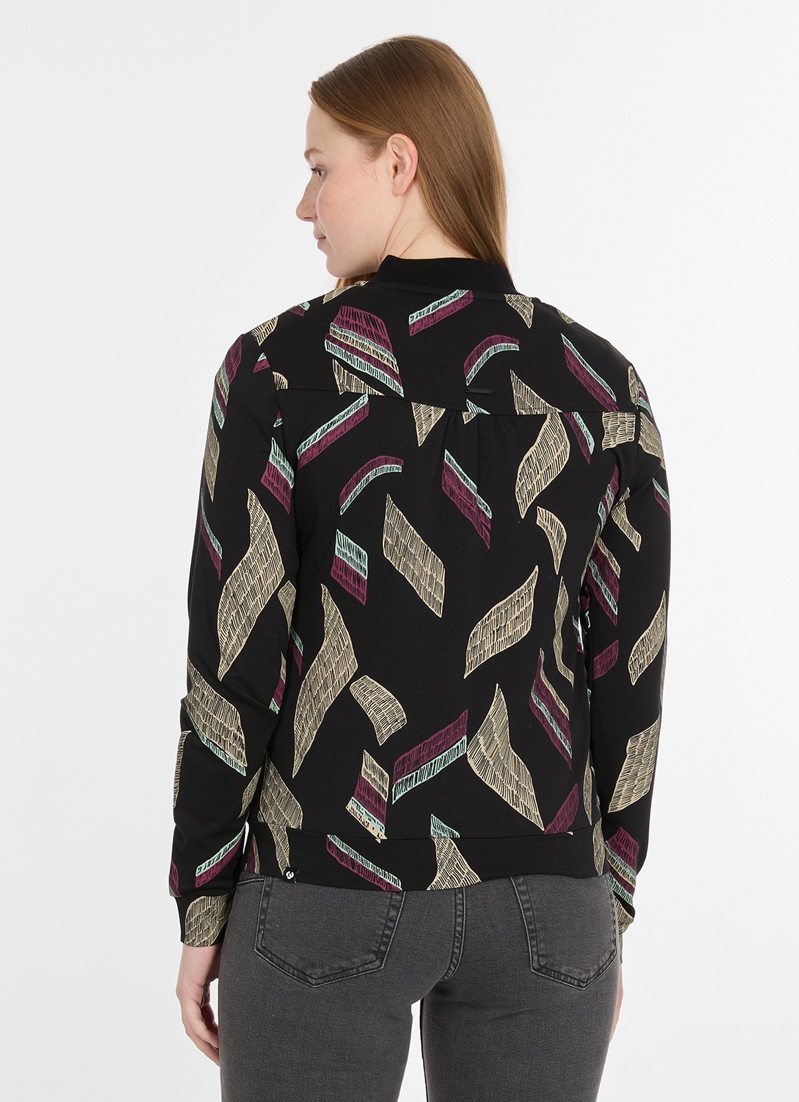 Ragwear Sweatjacke "KENIANE PRINT" günstig online kaufen