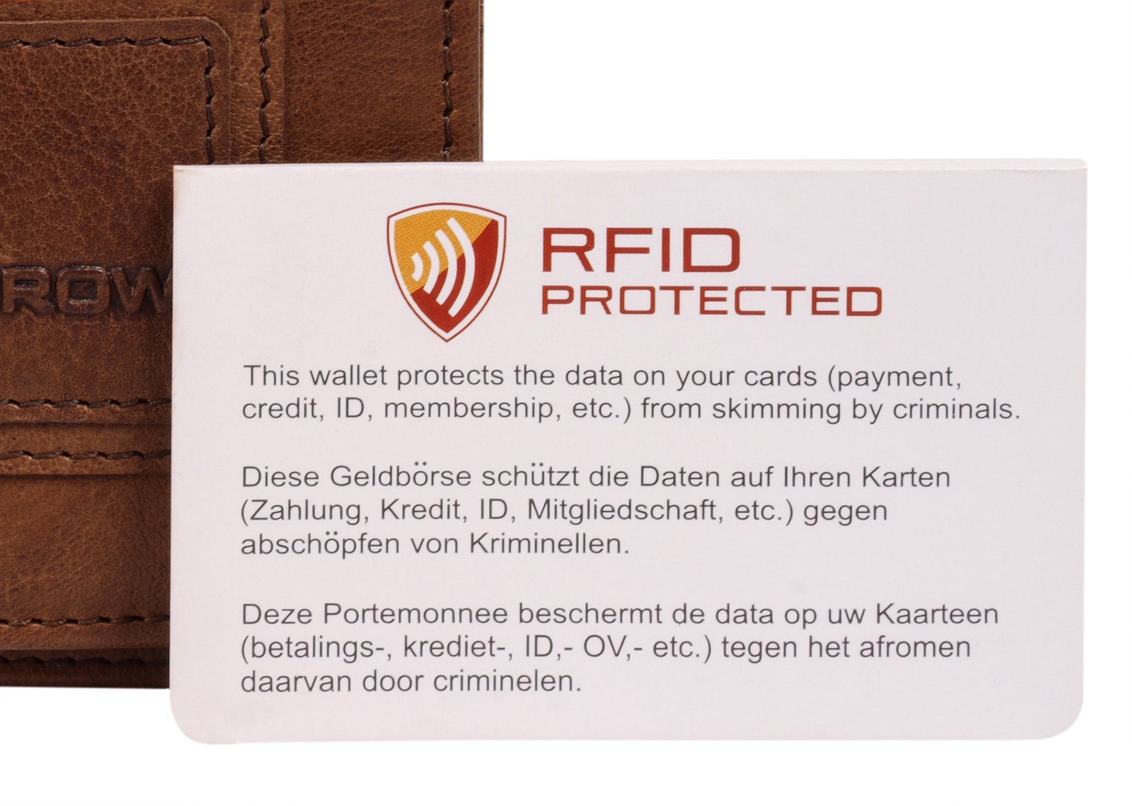 Spikes & Sparrow Geldbörse »WALLET RFID«, echt Leder