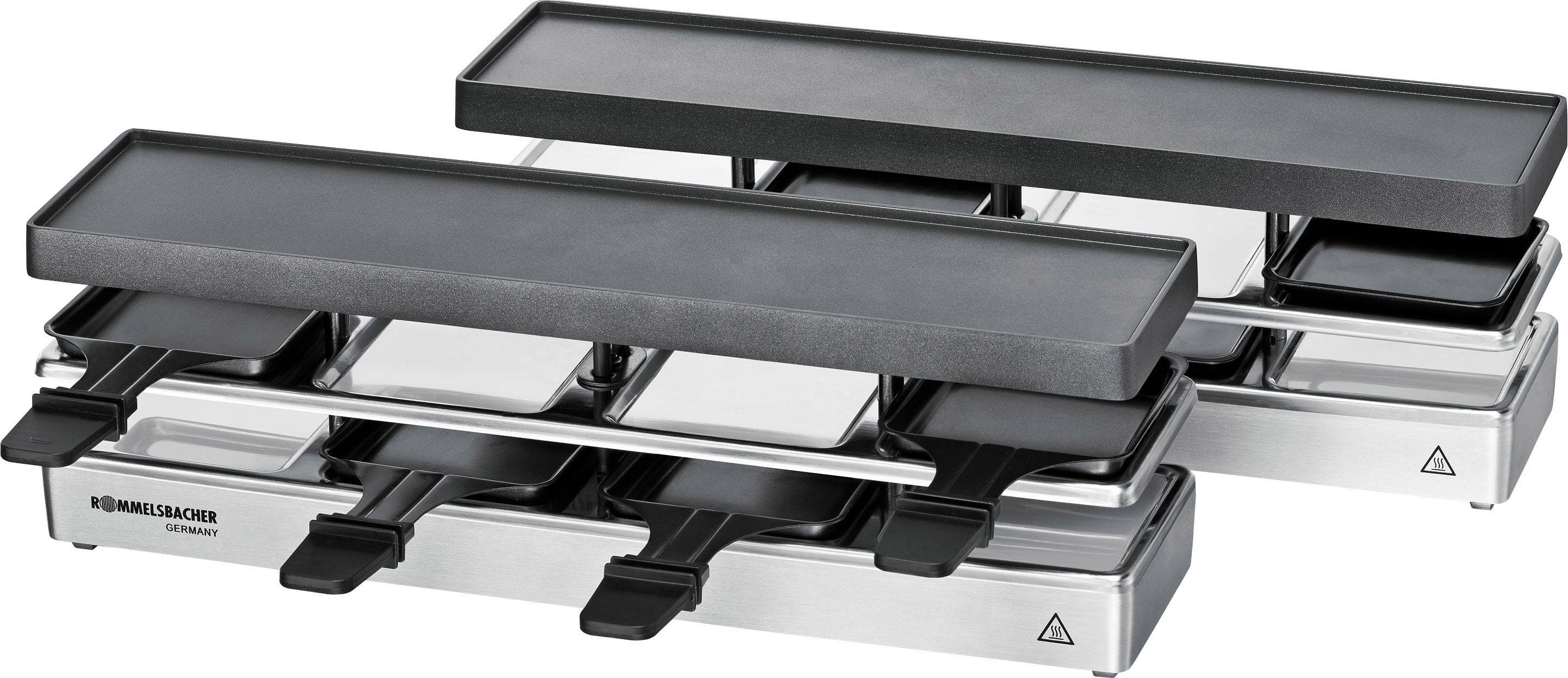 Thumbnail - Rommelsbacher Raclette "RC 1600", 8 St. Raclettepfännchen, 1590 W