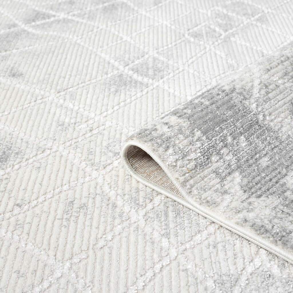 Carpet City Teppich »ANTIK215«, rund, 10 mm Höhe, Kurzflor, 3D-Optik, Klassisch-Modern für Wohnzimmer, Schlafzimmer