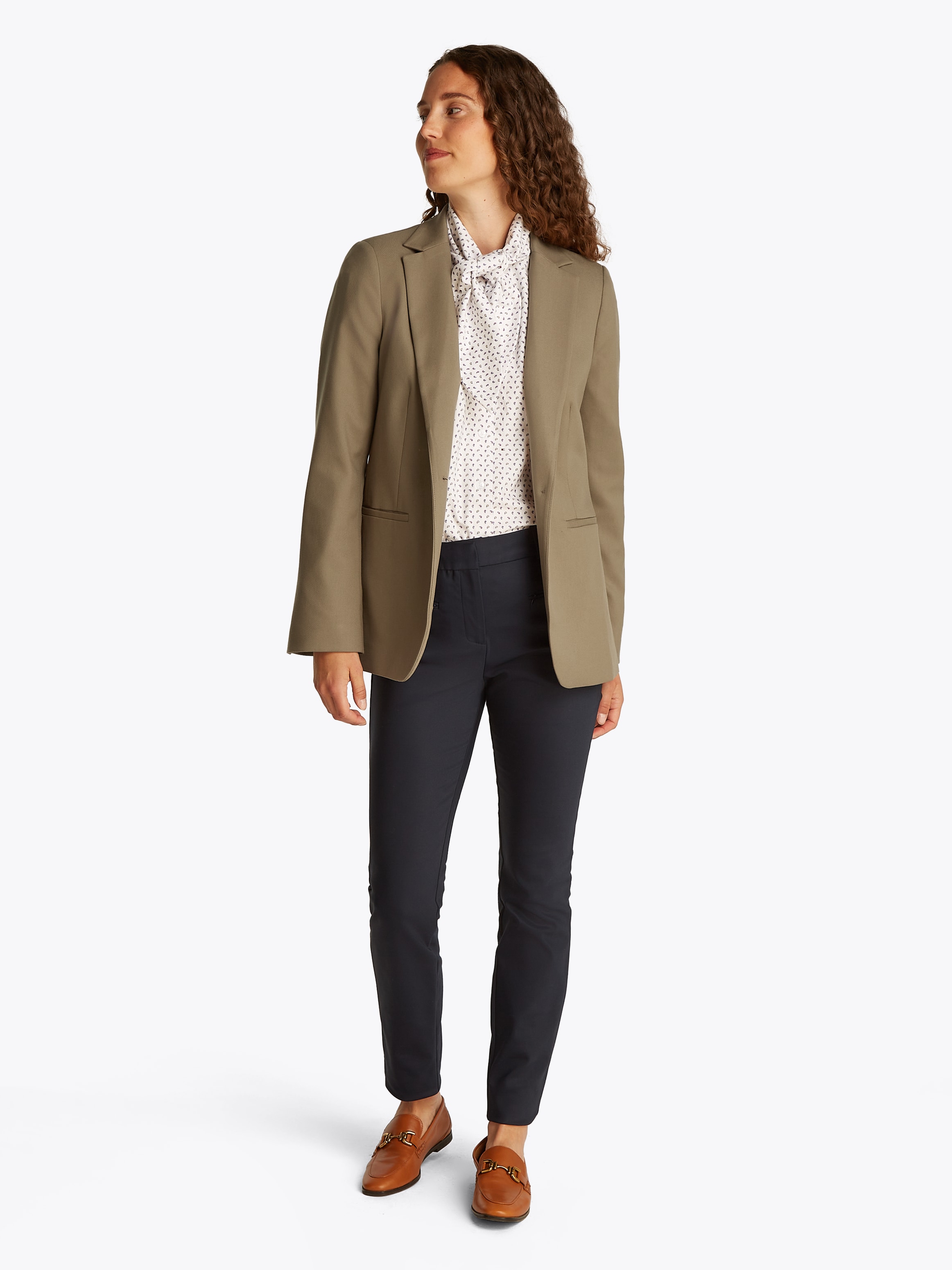 Tommy Hilfiger Longblazer »SMD CORE REGULAR SB BLAZER«, mit Logostickerei