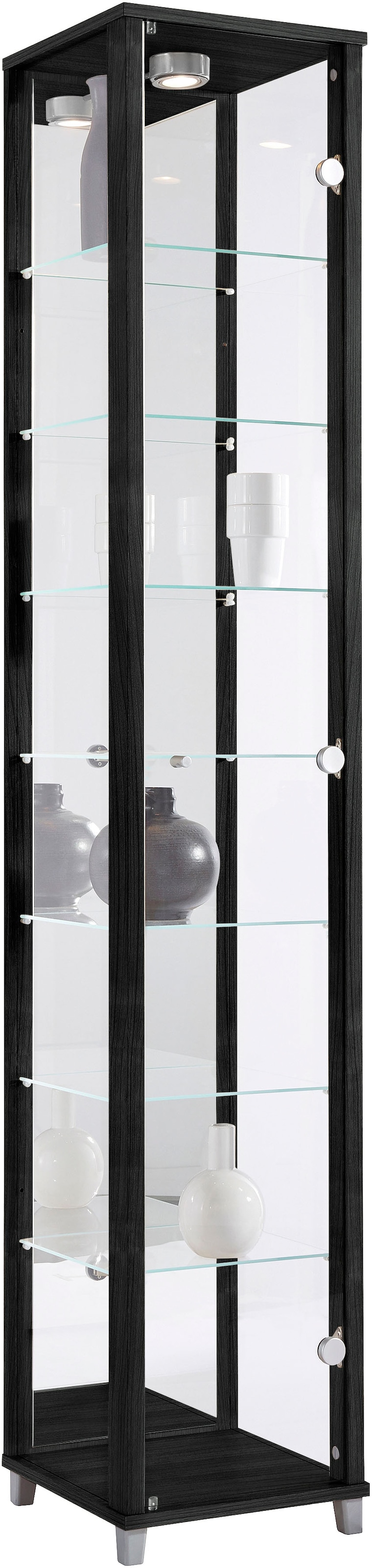 fif möbel Vitrine »OPTIMA«, Standvitrine/Glasvitrine 1x Glastür,perfekt für Sammler,Sammlervitrine