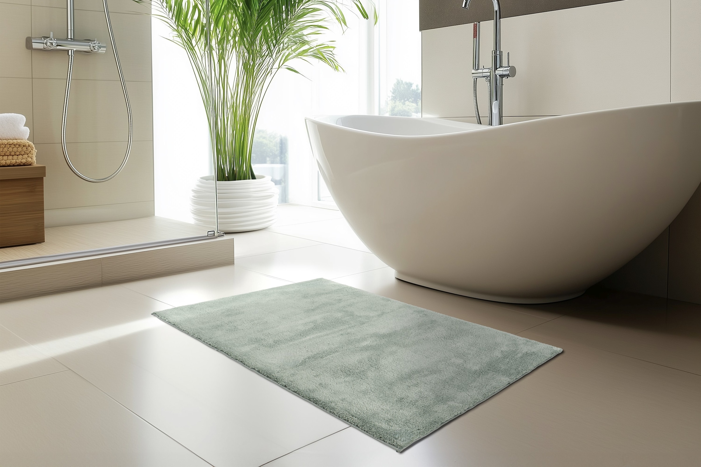 Kayoom Badematte "Badematte Fresh Step 525" Kurzflor günstig online kaufen