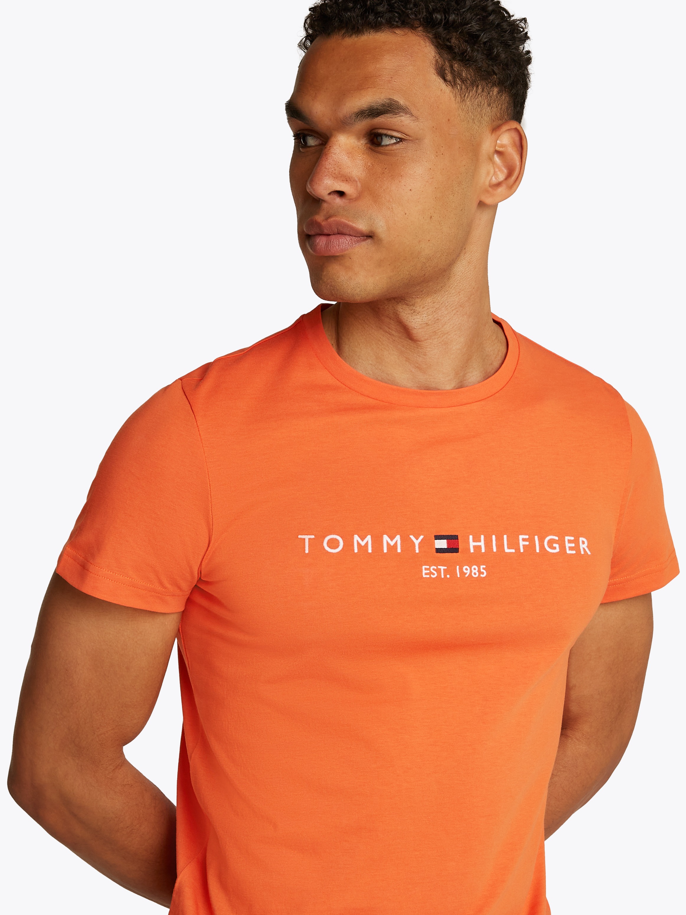 Thumbnail - Tommy Hilfiger "TOMMY LOGO" aus reiner Baumwolle