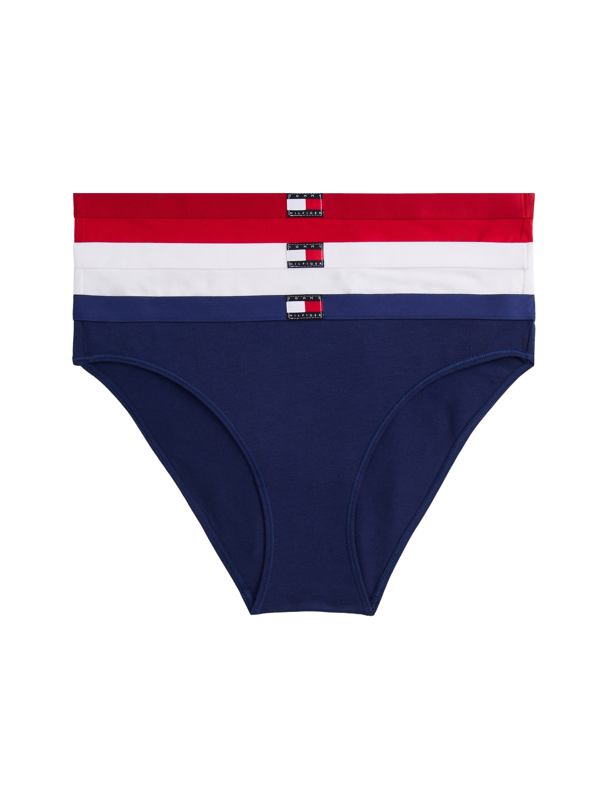 Tommy Hilfiger Underwear Slip "3 PACK BIKINI (EXT.SIZES)", (3 St.), Logo am günstig online kaufen