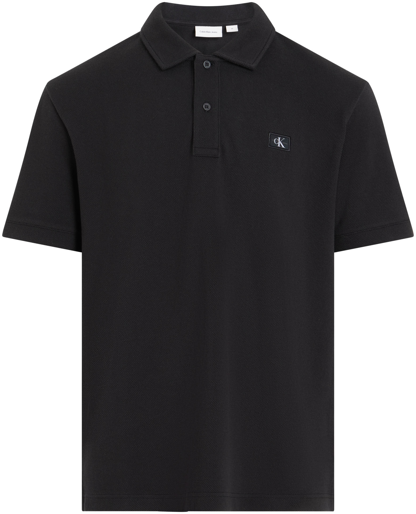 Calvin Klein Jeans Poloshirt »WOVEN LABEL POLO«, Logodruck