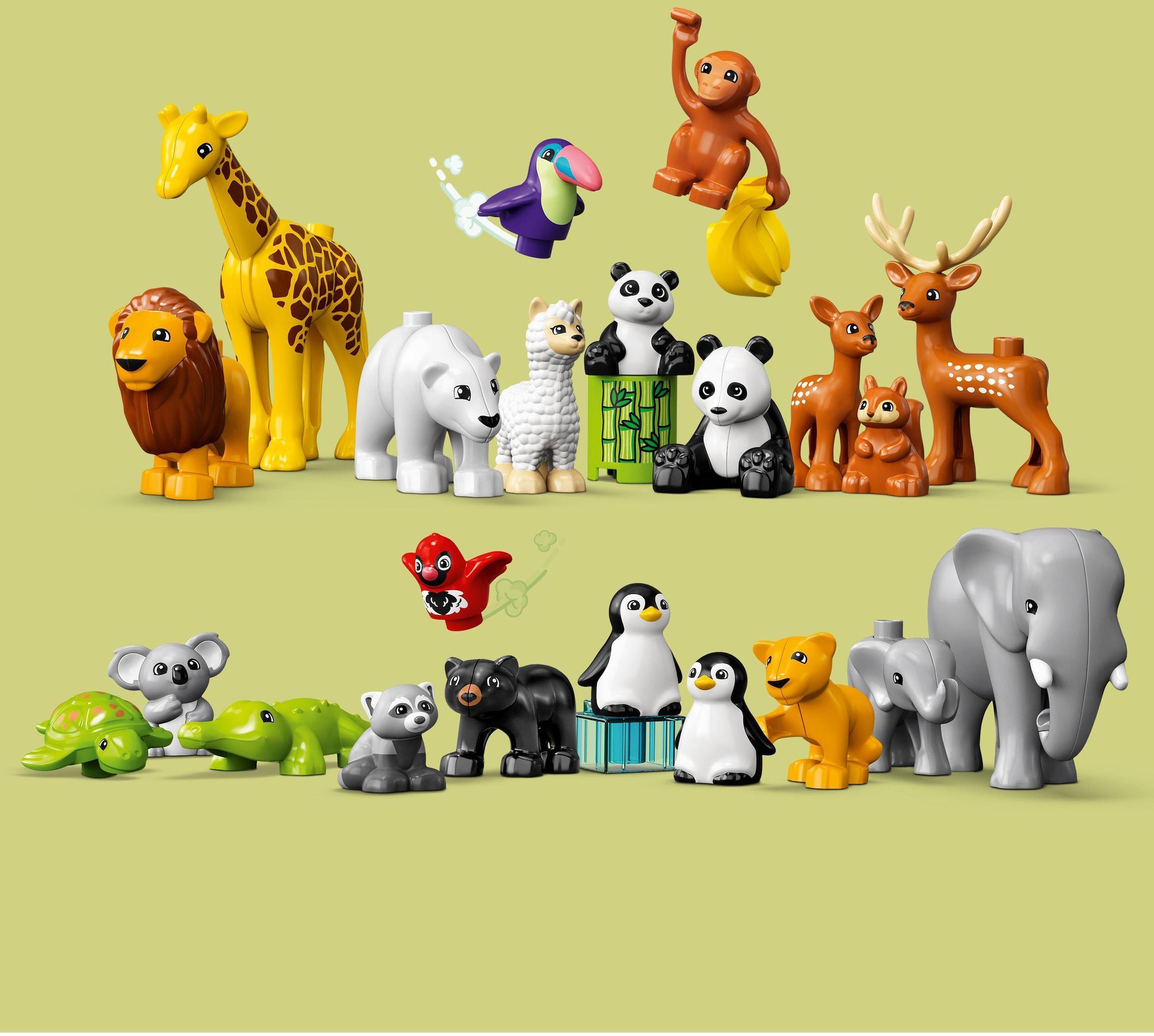 DUPLO«, LEGO® BAUR Made (10975), »Wilde | (142 Konstruktionsspielsteine Europe St.), Welt in LEGO® der Tiere