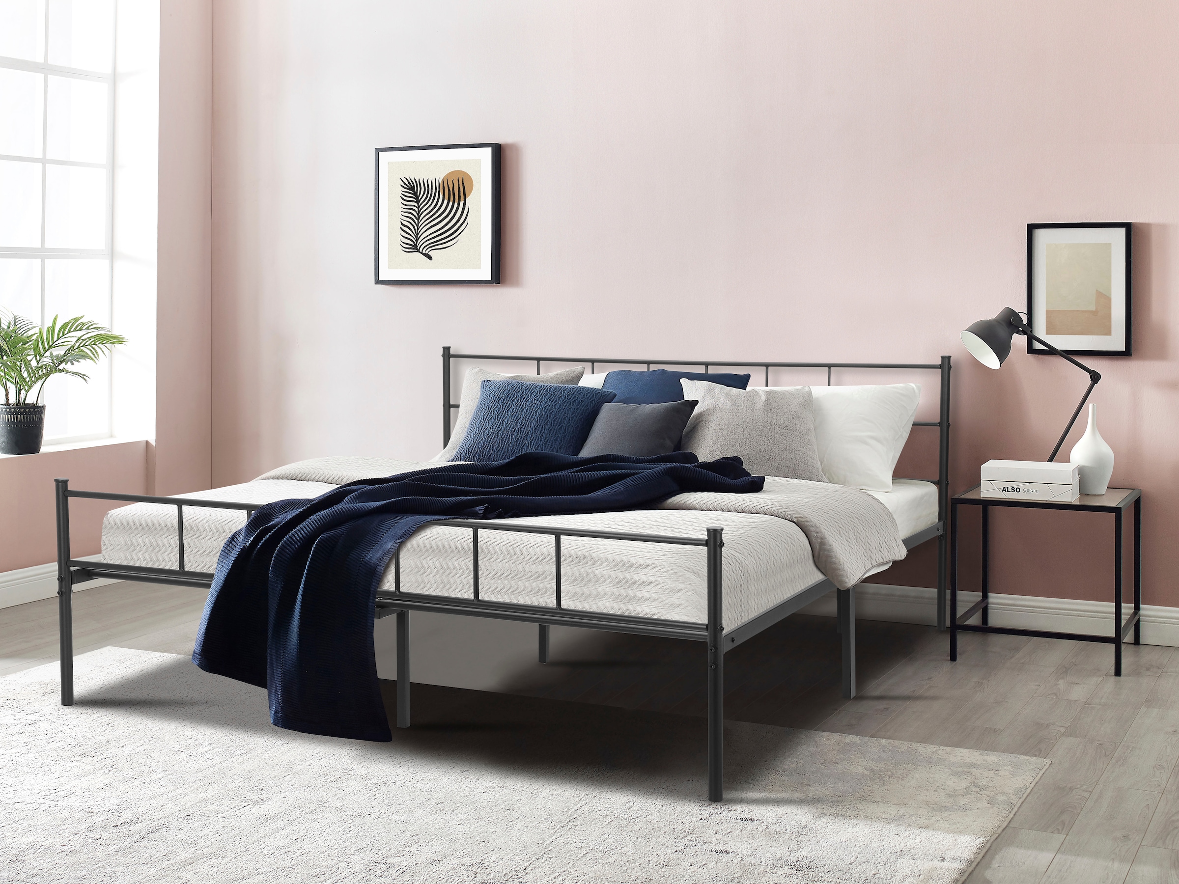 INOSIGN Metallbett "Amrum Bett Bettgestell Bettrahmen Einzelbett Doppelbett günstig online kaufen