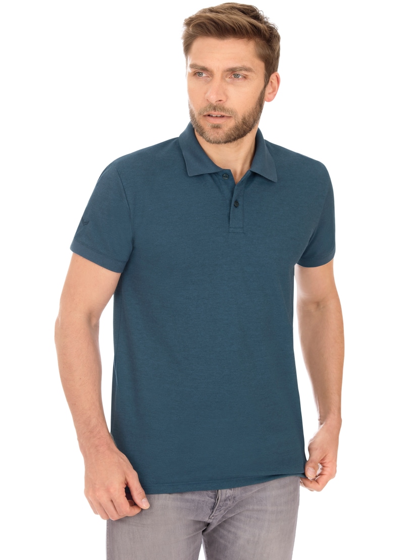 Trigema Poloshirt "TRIGEMA Slim Fit Poloshirt aus DELUXE-Piqué"