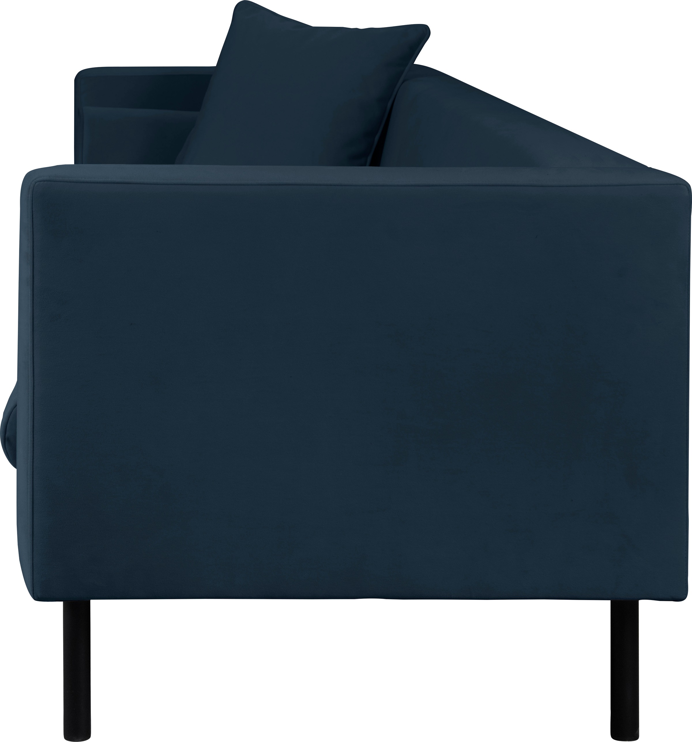 Guido Maria Kretschmer Home&Living 2-Sitzer »Lillibeth Designsofa mit Wellenunterfederung, Maße B/T/H: 155/74/83 cm«, Zierkissen als Wendekissen, in Samtoptik oder Cord