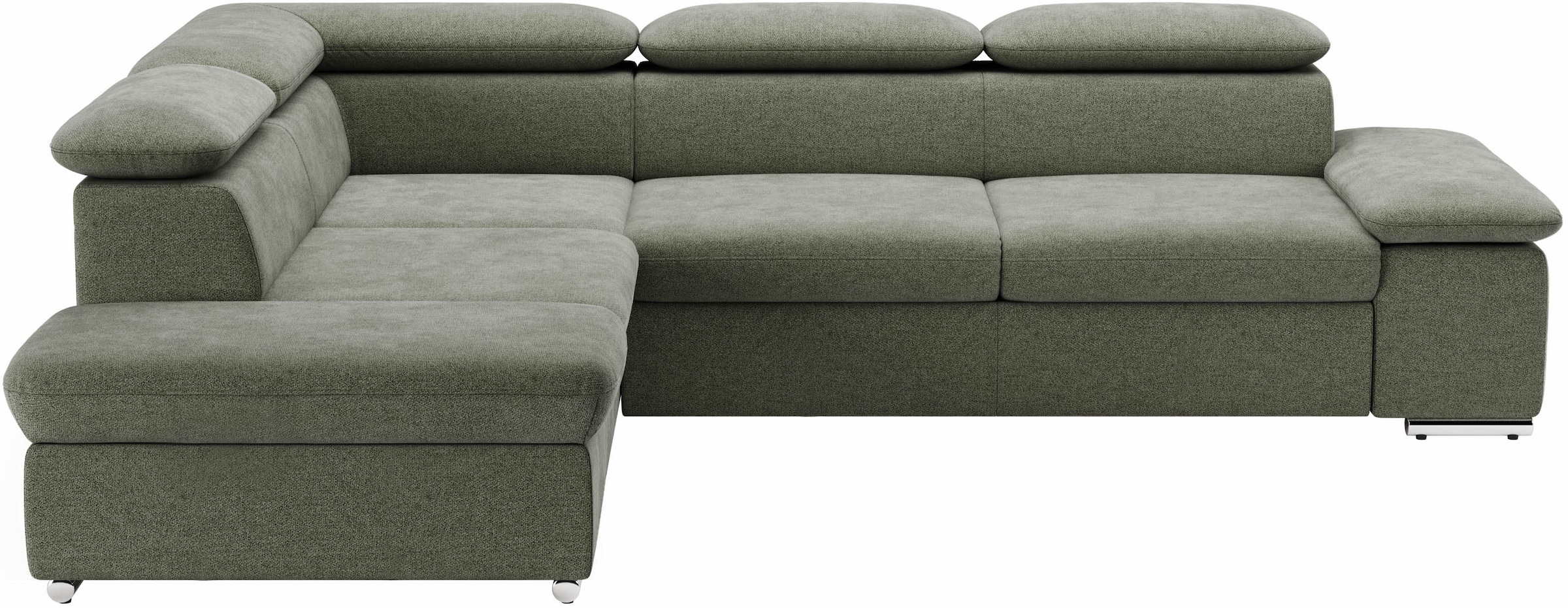 sit&more Ecksofa "Valantine L-Form, B: 272 cm, Armteilverstellung, Kopfteilverstellung" optional Schlaffunktion, Komfortsofa, modern
