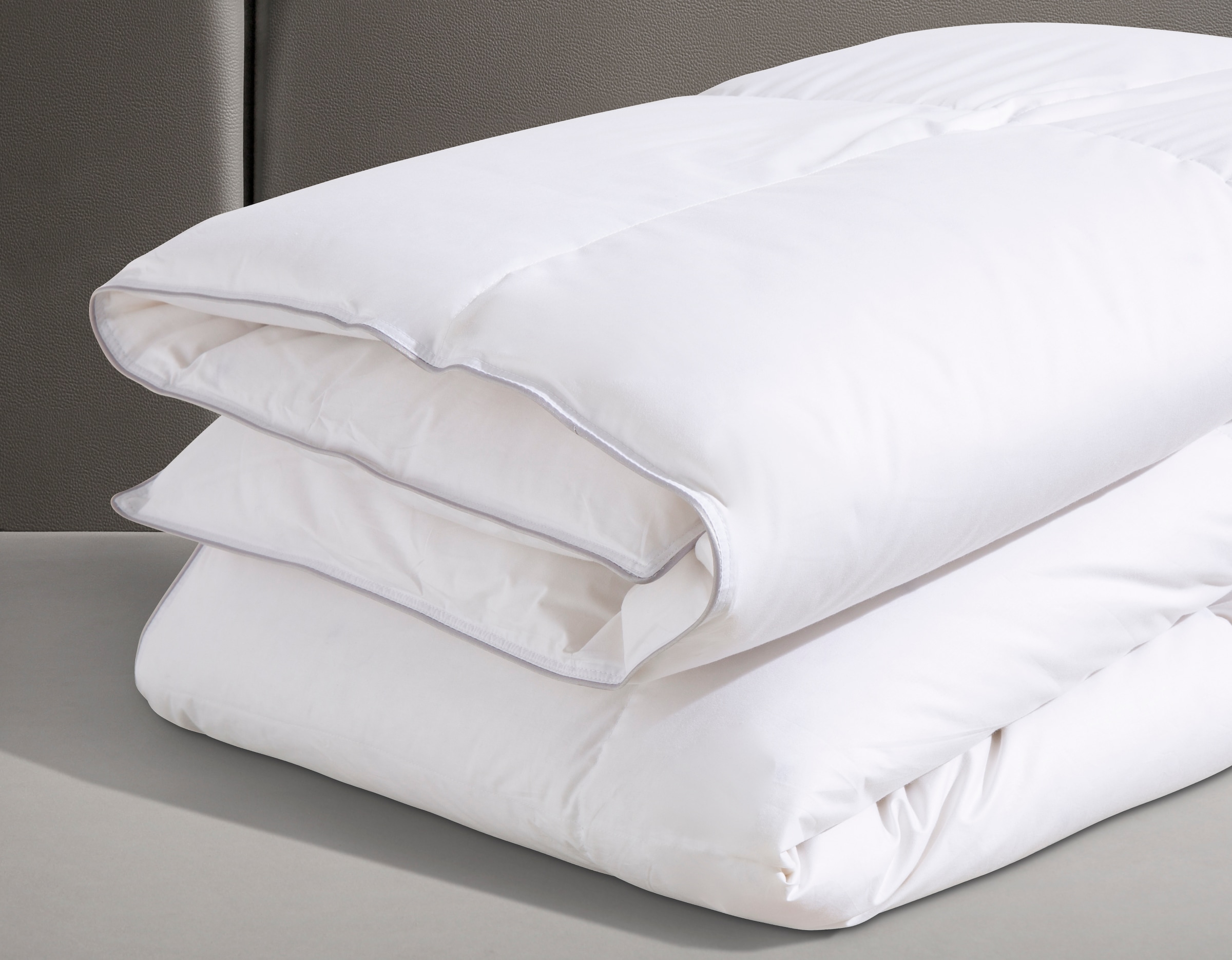 Otto Keller Daunenbettdecke »Bettdecke gefüllt kaufen BAUR mit Baumwolle, Bezug Bettdecke Füllung | (1 St.), 100% Daunen, 100% Star«, Daunen 100