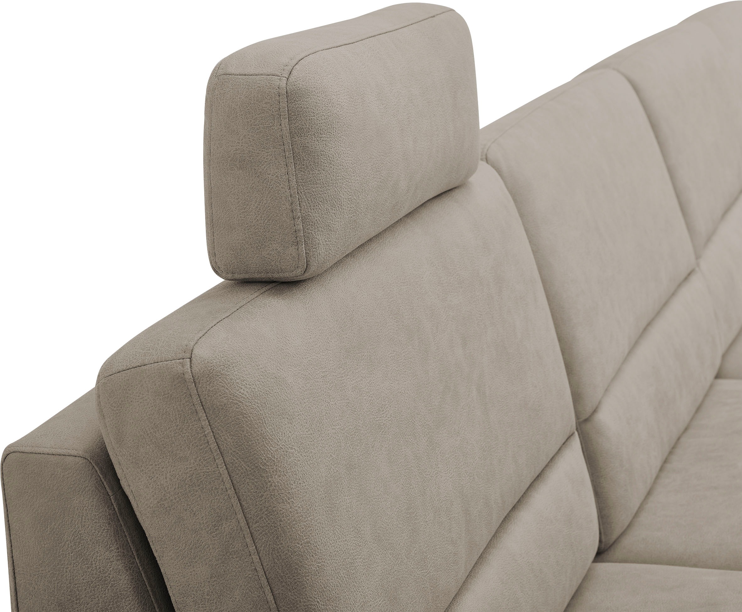 CALIZZA INTERIORS Wohnlandschaft »Onyx U-Form«, (3 St.), wahlweise mit Bettfunktion und Bettkasten