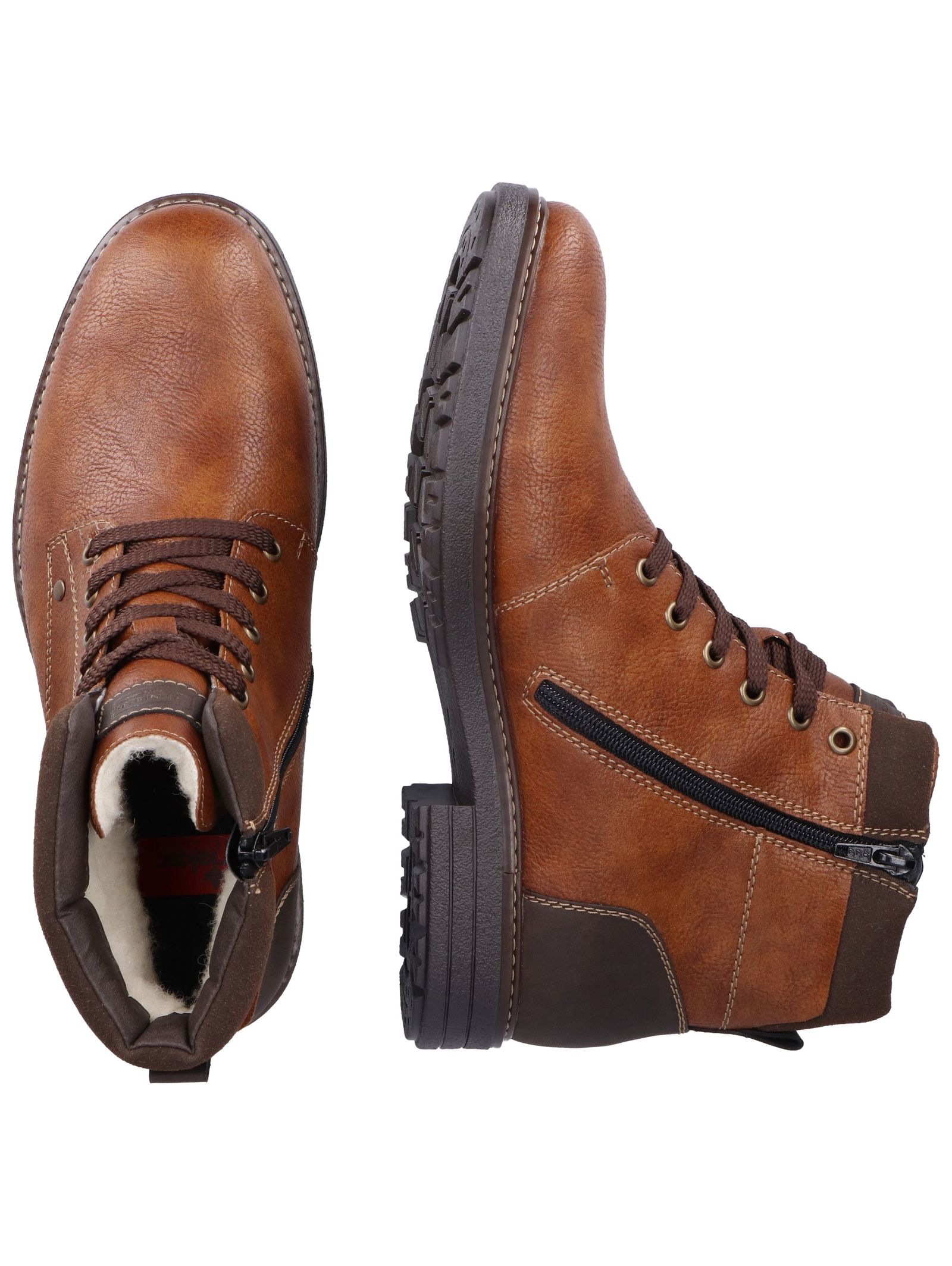 Rieker Schnürstiefelette »Rieker Stiefelette Lederimitat«