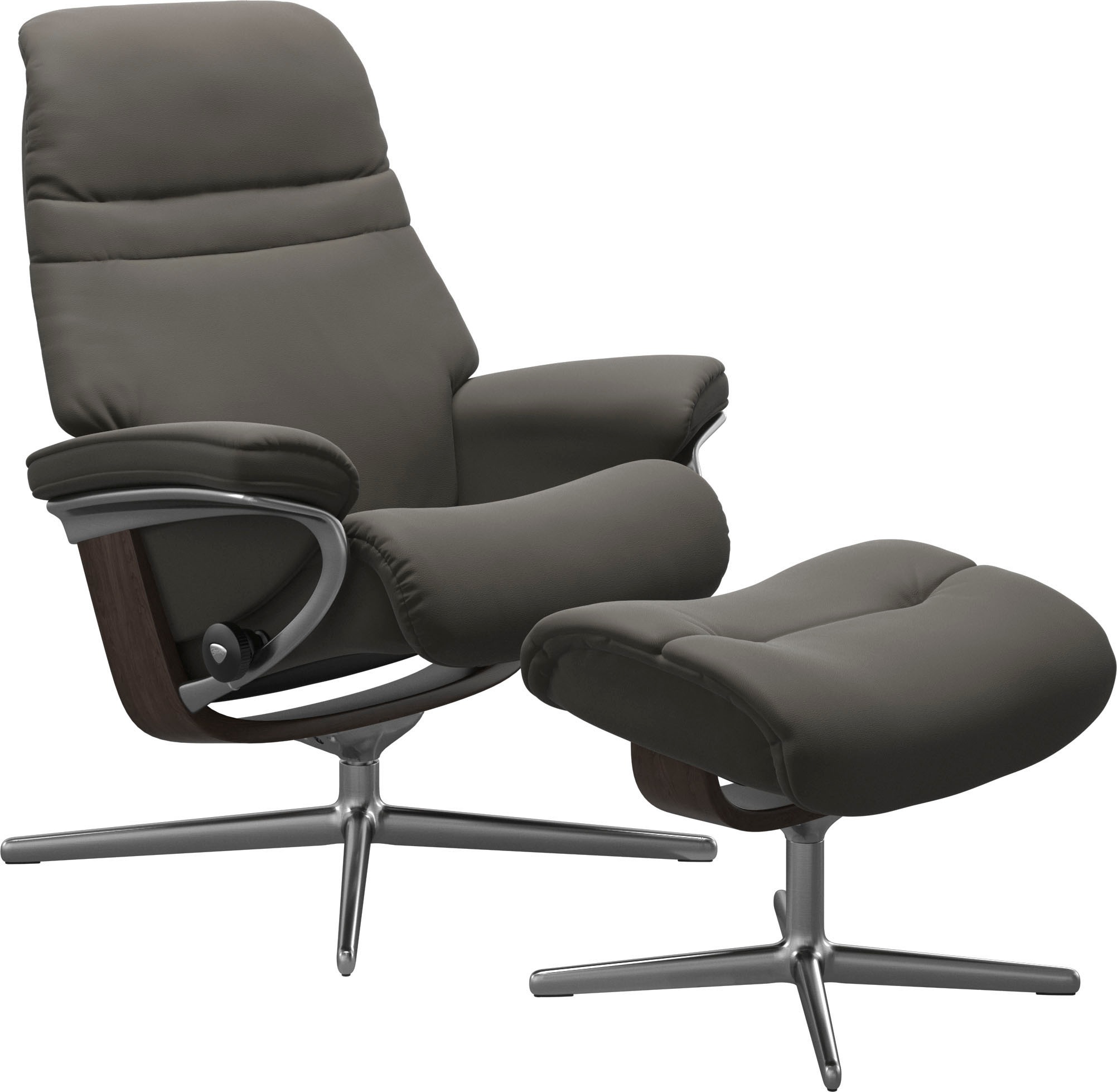 Stressless® Fußhocker »Sunrise«, mit Cross Base, Größe S, M & L, Holzakzent Wenge