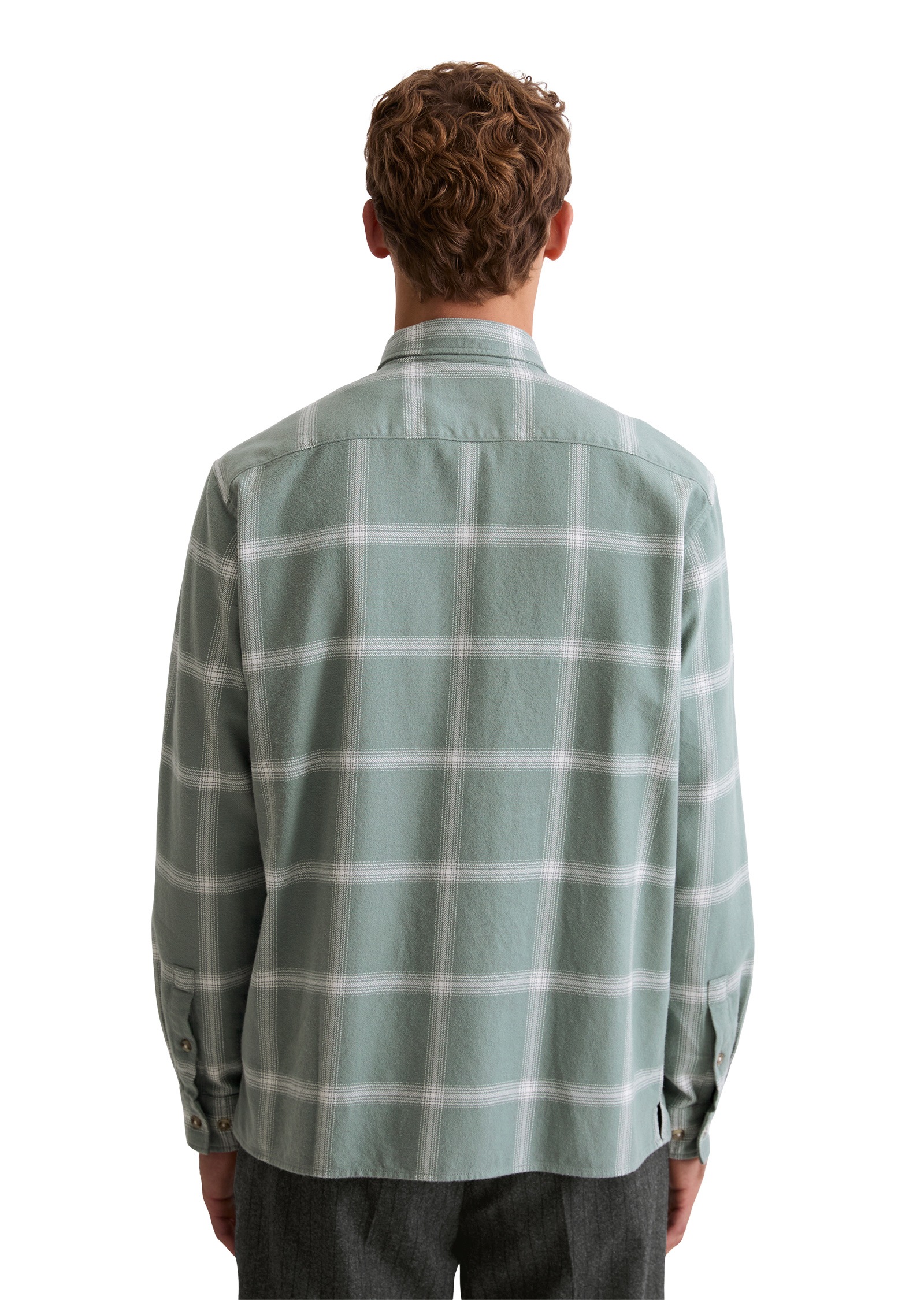 Thumbnail - Marc OPolo Langarmhemd "aus weichem Bio-Baumwoll-Twill"