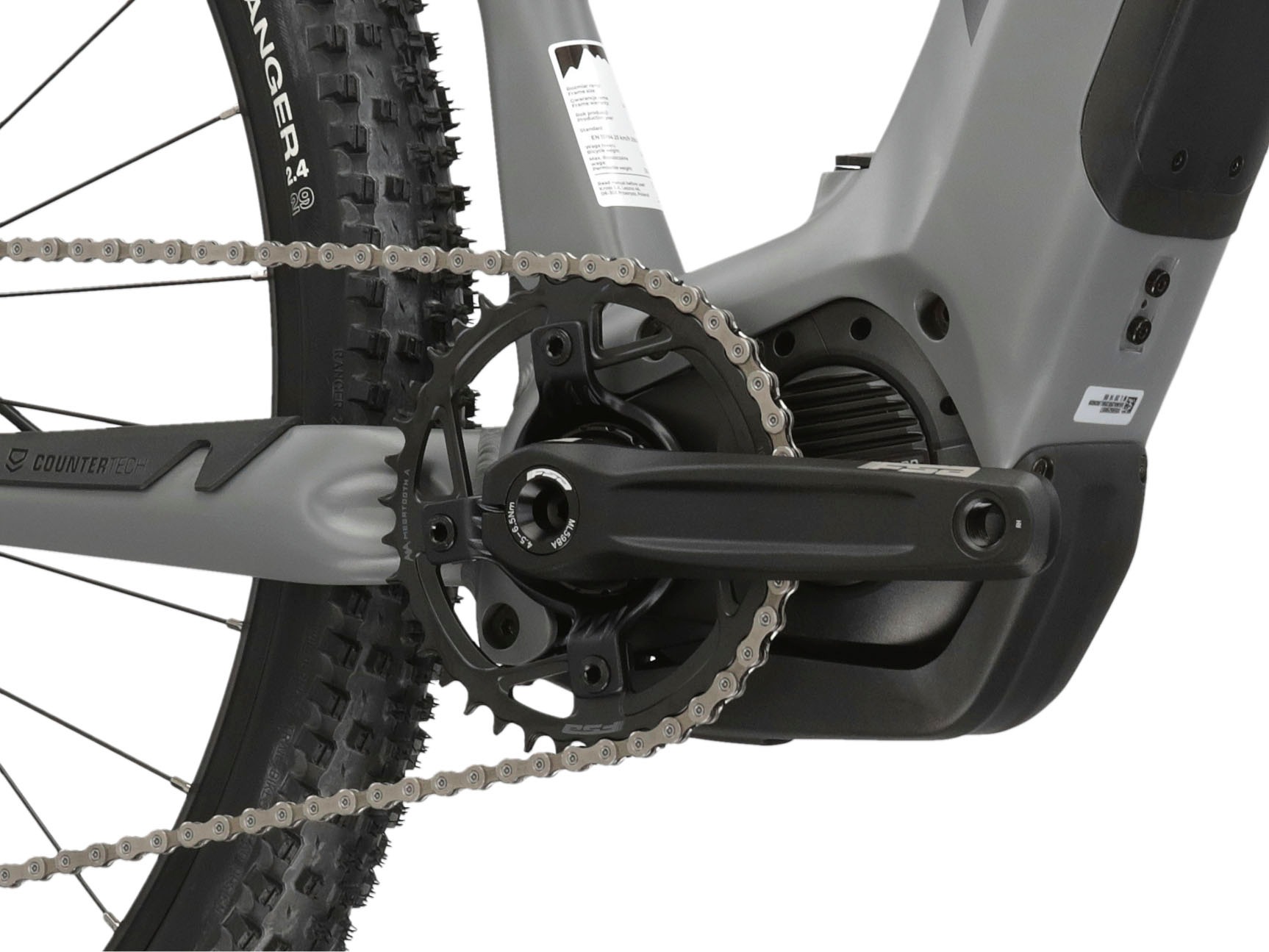 Kross E-Bike »KROSS E-MTB Level Boost 1.0 29" grau«, 10 Gang, Shimano, DEORE M5120, Mittelmotor 250 W