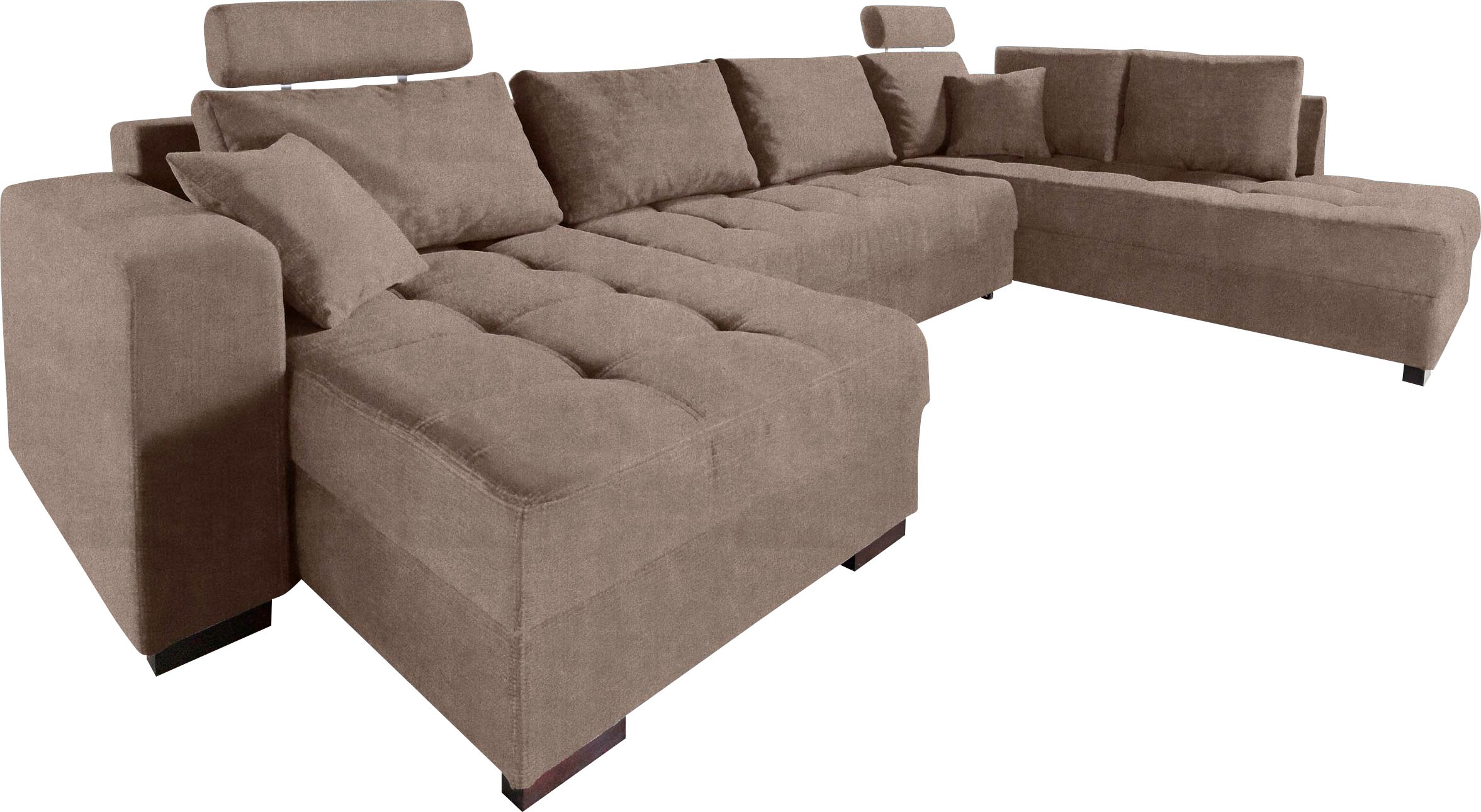 Jockenhöfer Gruppe Wohnlandschaft "Antego U-Form" inklusive Bettfunktion, B günstig online kaufen