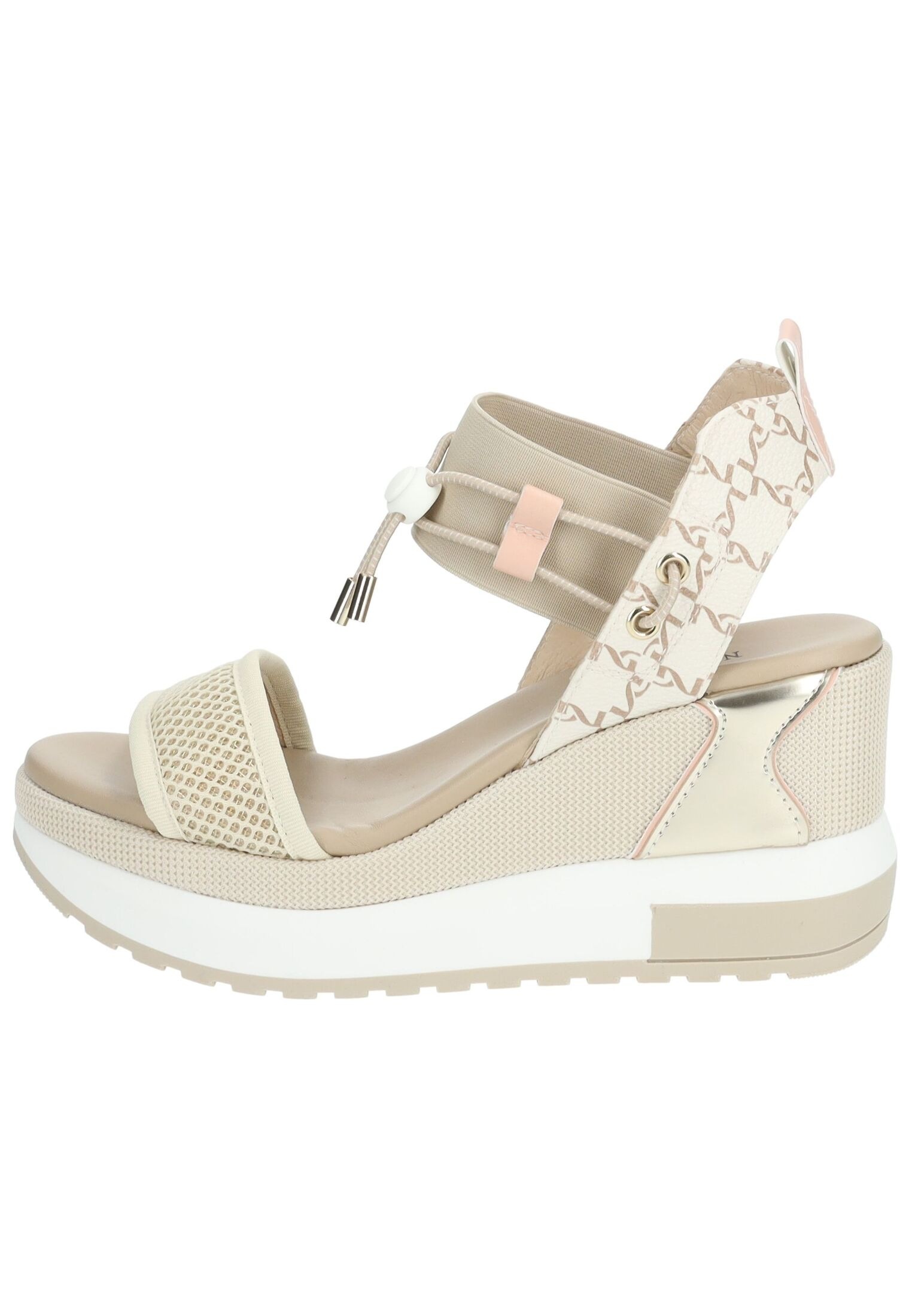 Nero Giardini Keilsandalette "Nero Giardini Sandalen Lederimitat/Textil" günstig online kaufen