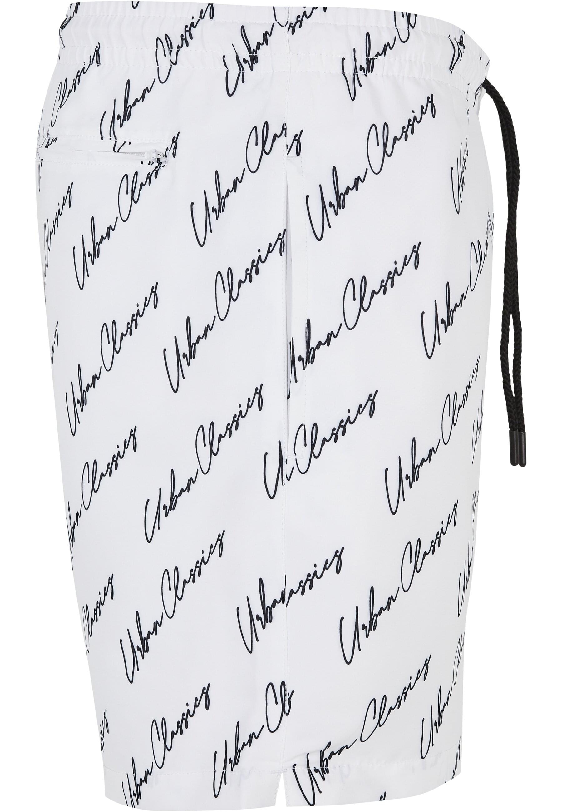 URBAN CLASSICS Badeshorts »Urban Classics Herren Pattern Swim Shorts«