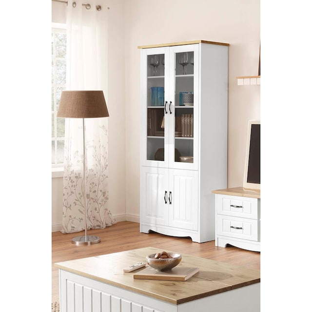 Home affaire Vitrine »Trinidad«, 4-türig, Breite 85 cm | BAUR