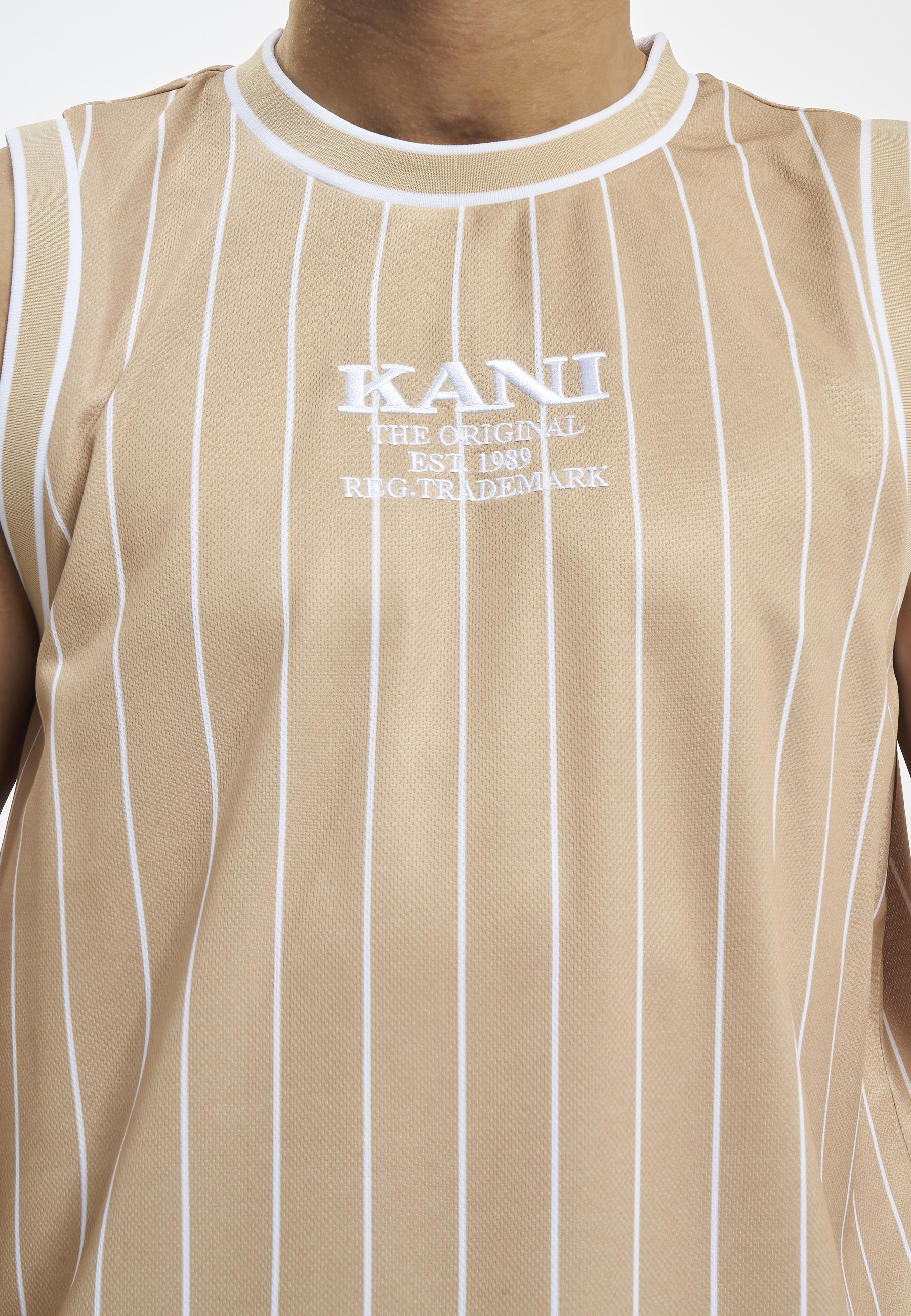 Karl Kani Tanktop »Karl Kani Herren KM232-001-2 KK Retro Pinstripes Basketball Tank« 1 Stk.
