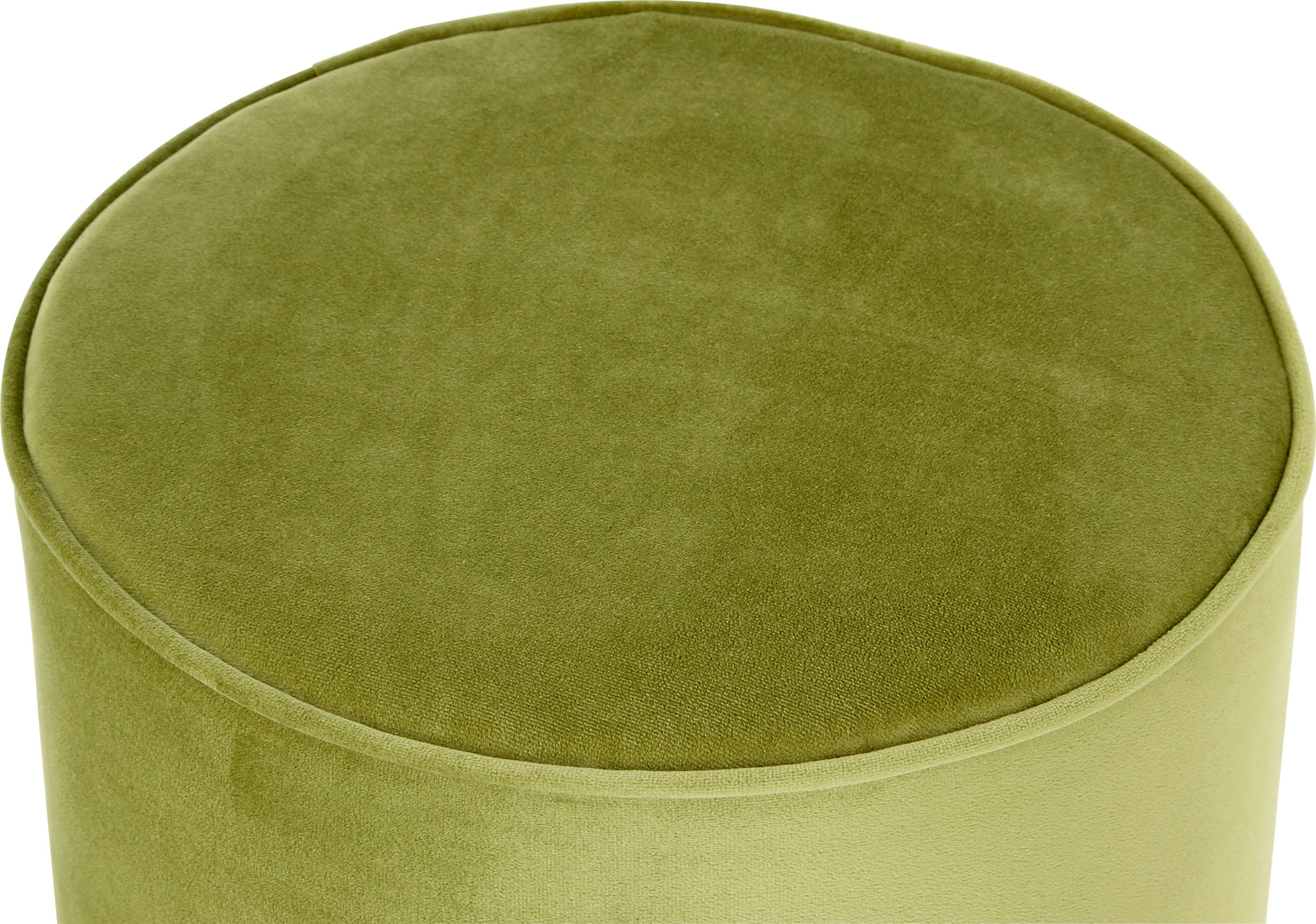 Kayoom Hocker »Nena, Sitzpouf in moderner Form, unifarbene, attraktive Farbgebung« 1 Stk. tlg. samtweich, dekorativ, farbig, für moderne, edle Einrichtungen ideal