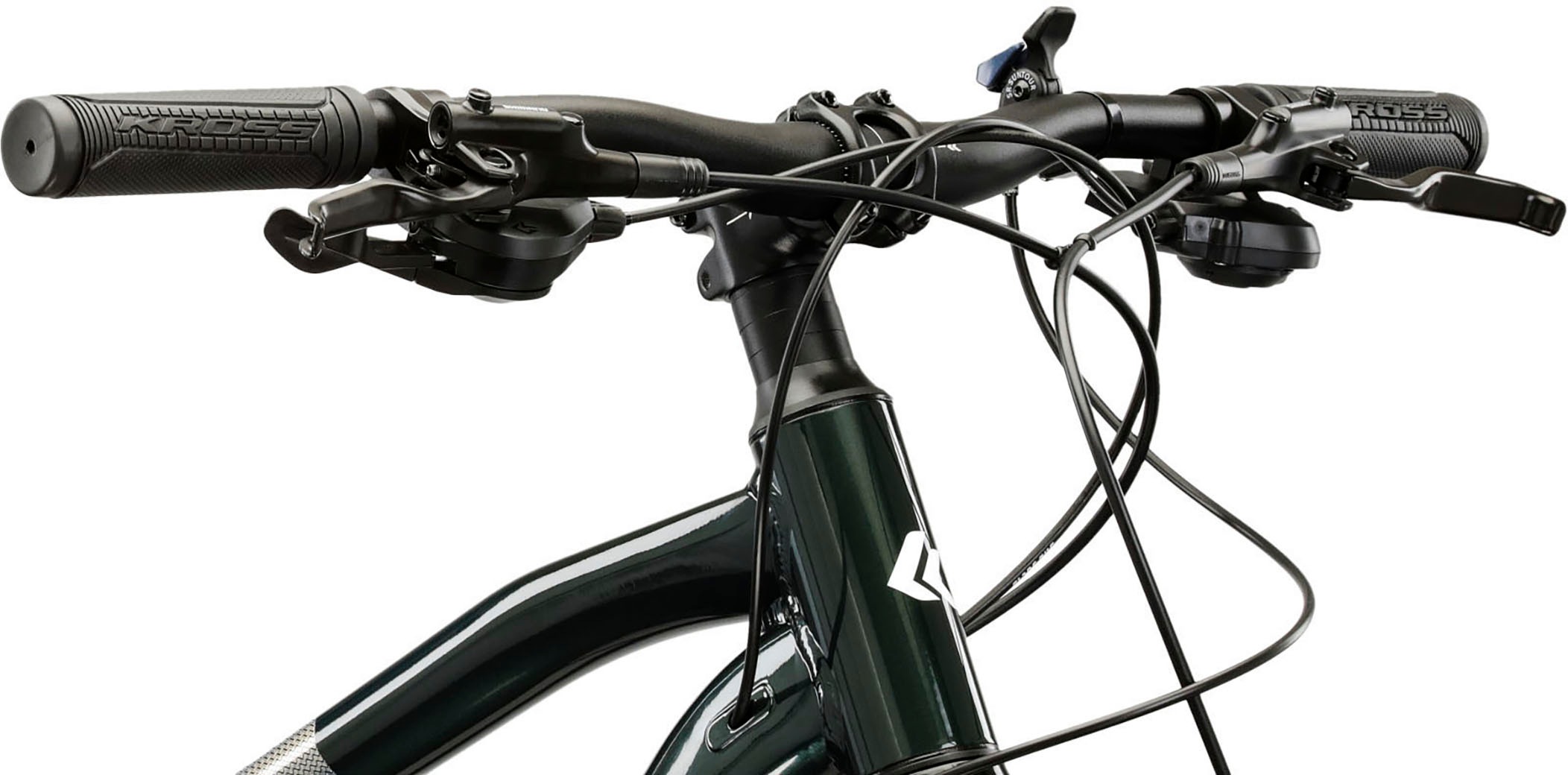 Kross Mountainbike »KROSS Mountainbike Hardtail 29" Hexagon 5.0 ULT.RA grün 18 Gänge« 18 Gang Shimano CUES U3020 Schaltwerk Kettenschaltung