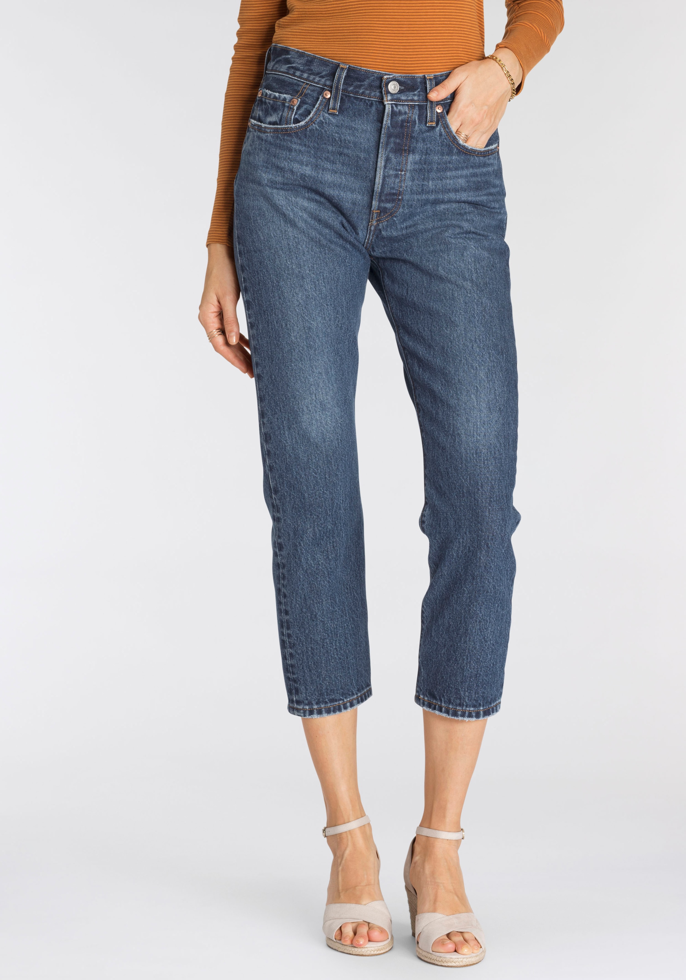 Levis 7/8-Jeans "501 Crop", 501 Collection, 5-Pocket-Style