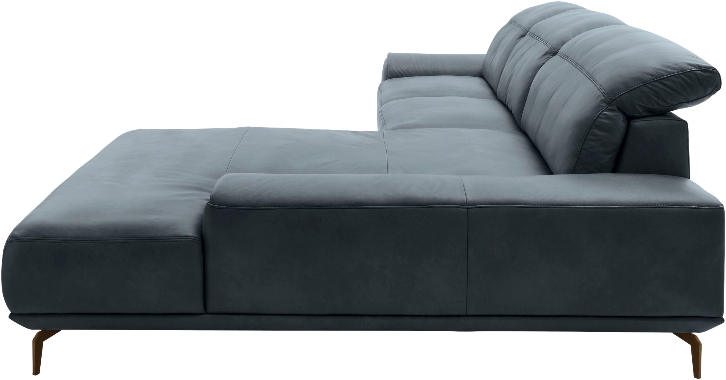 Musterring Wohnlandschaft »MR 2490«, Bronze-Fuß, Sitzhöhe 48cm, wahlweise mit Funktionen, Maße 342 x 207 cm