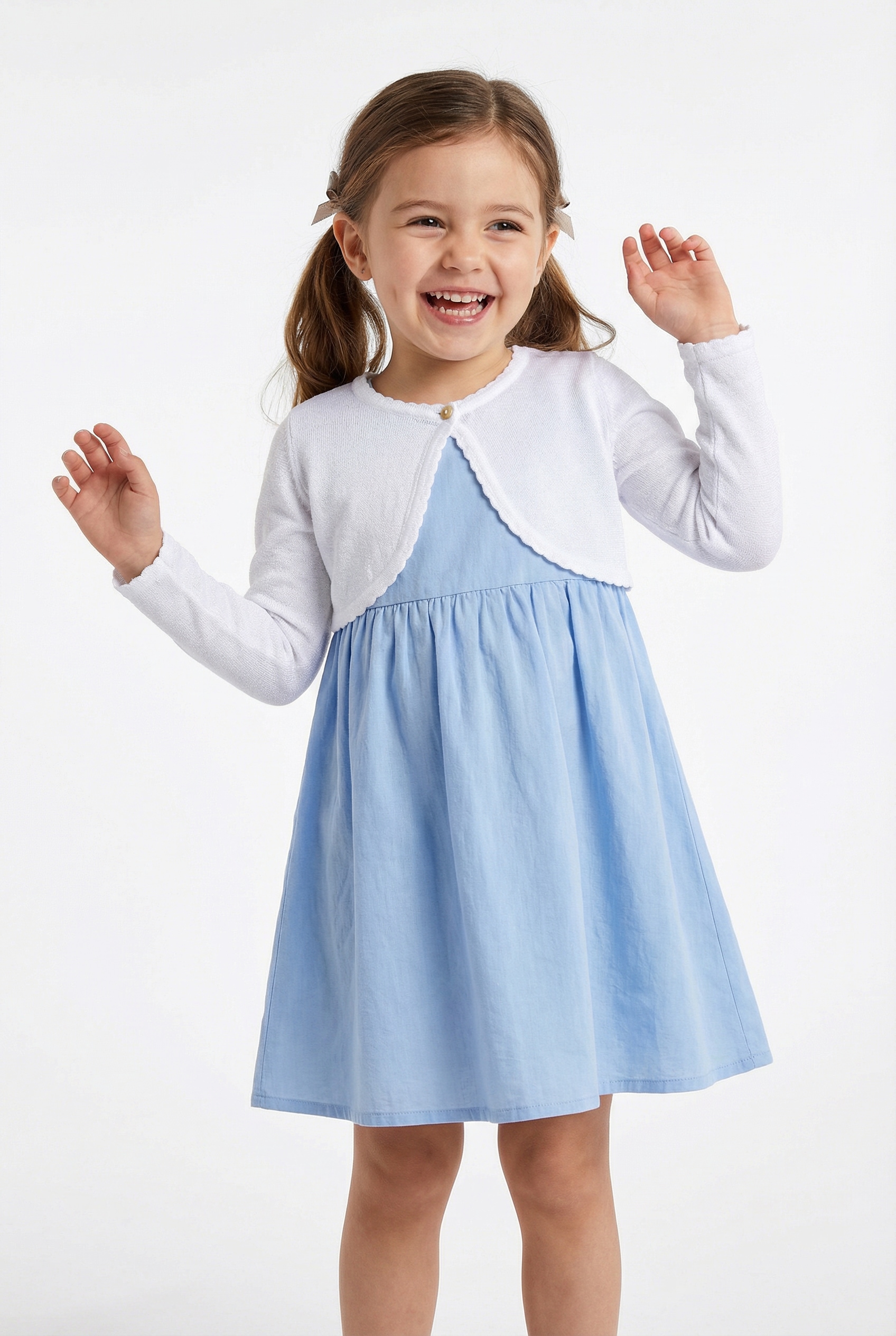 happy girls Bolero im dezenten Glitzerlook und mit gewellten Kanten