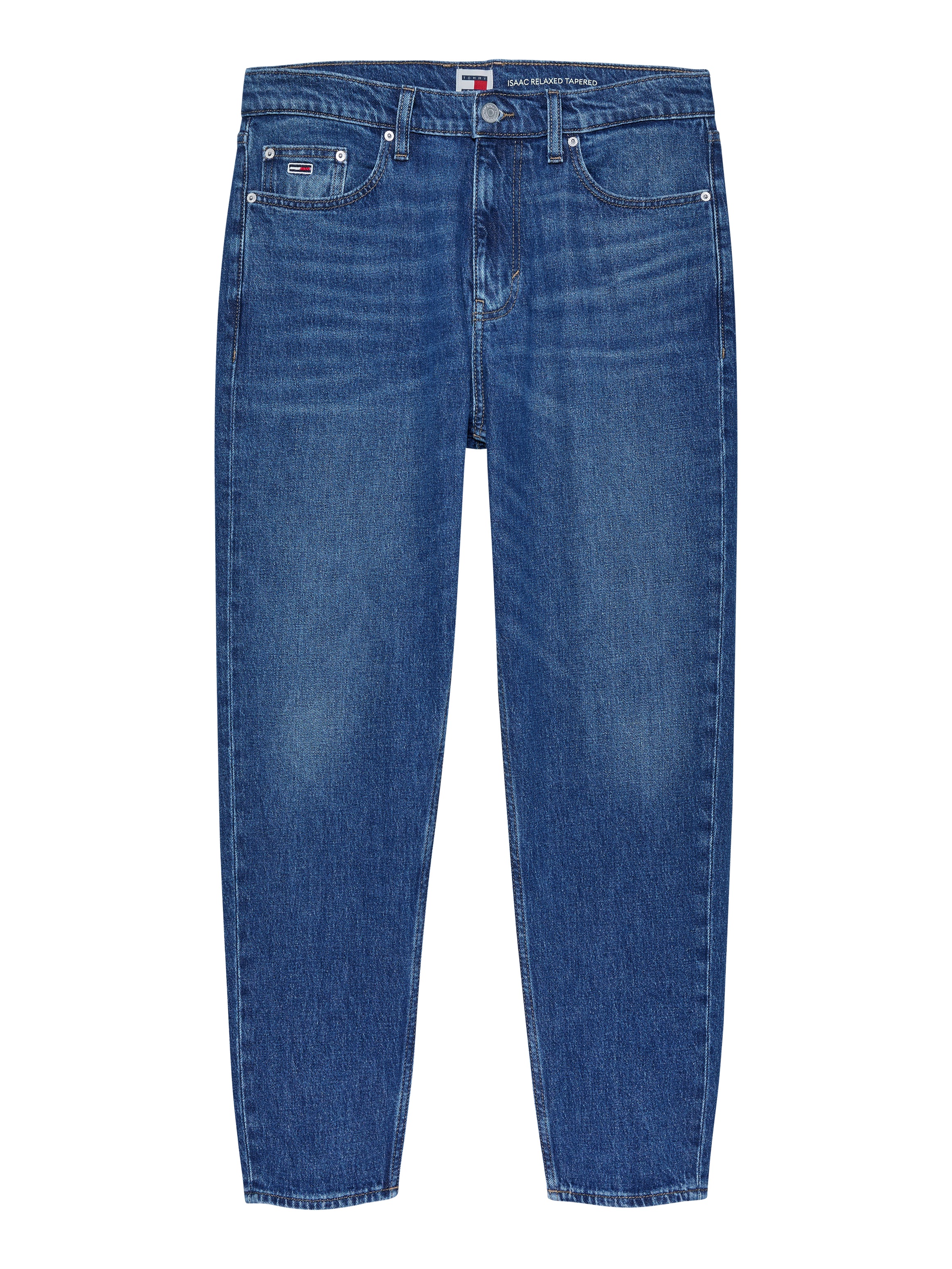Tommy Jeans Gerade Jeans »Isaac Relaxed Tapered«, Mit Gürtelschlaufen