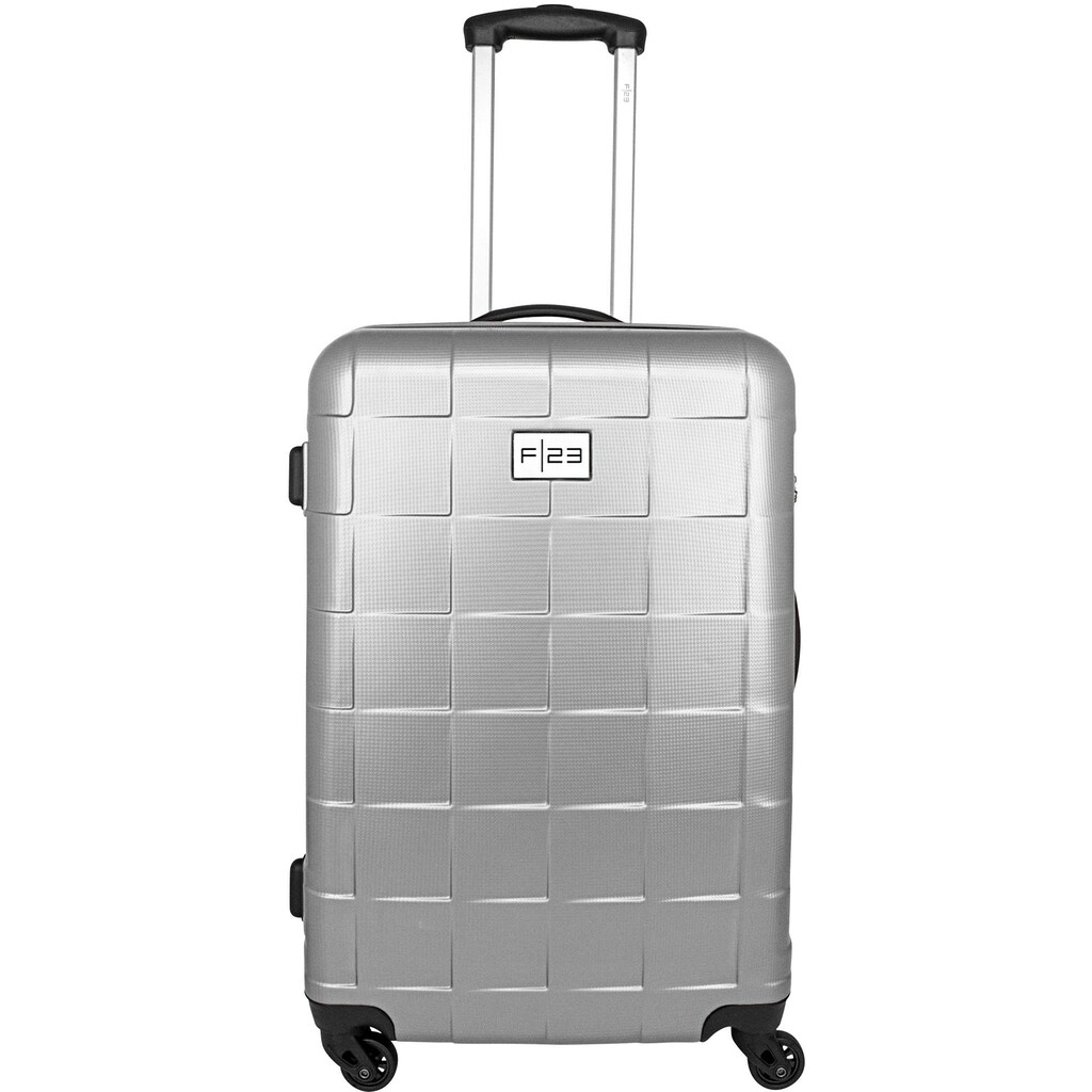 F23™ Hartschalen-Trolley »Wave 3.0, 68 cm, silberfarben«, 4 Rollen