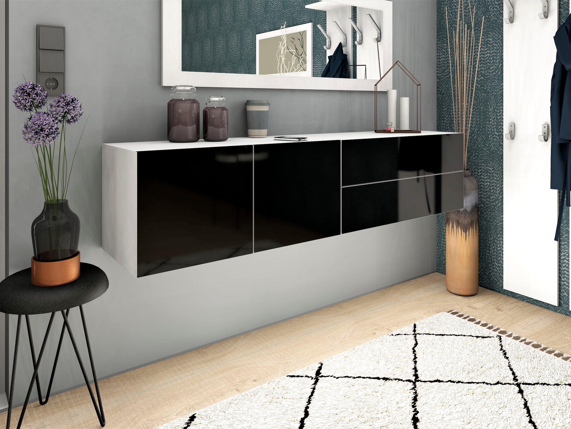 borchardt Möbel Kommode »Vaasa«, Breite 152 cm, nur hängend