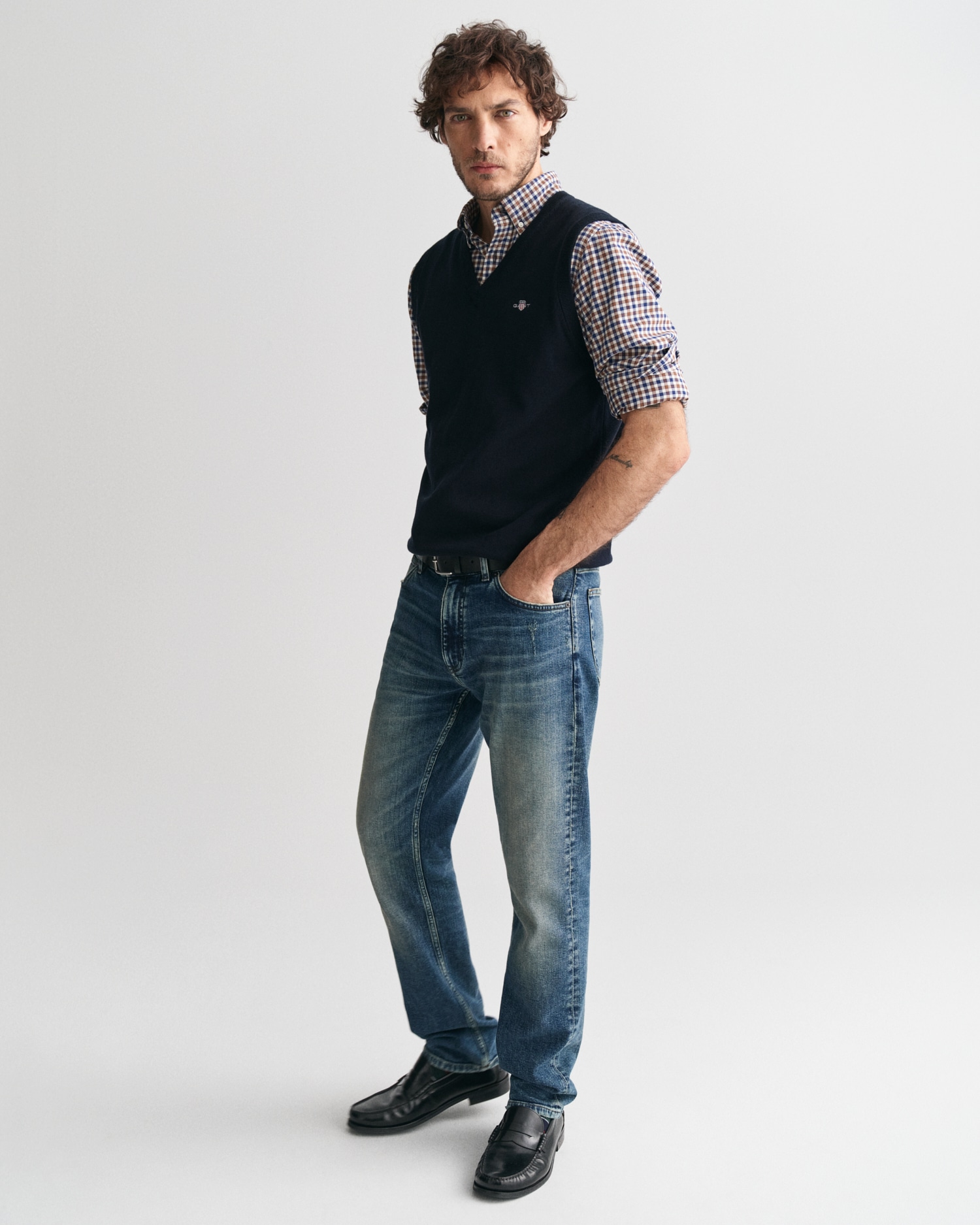 Gant Pullunder »CLASSIC COTTON SLIPOVER«, Premium Pullunder aus weicher 100% Baumwolle, Ärmellos