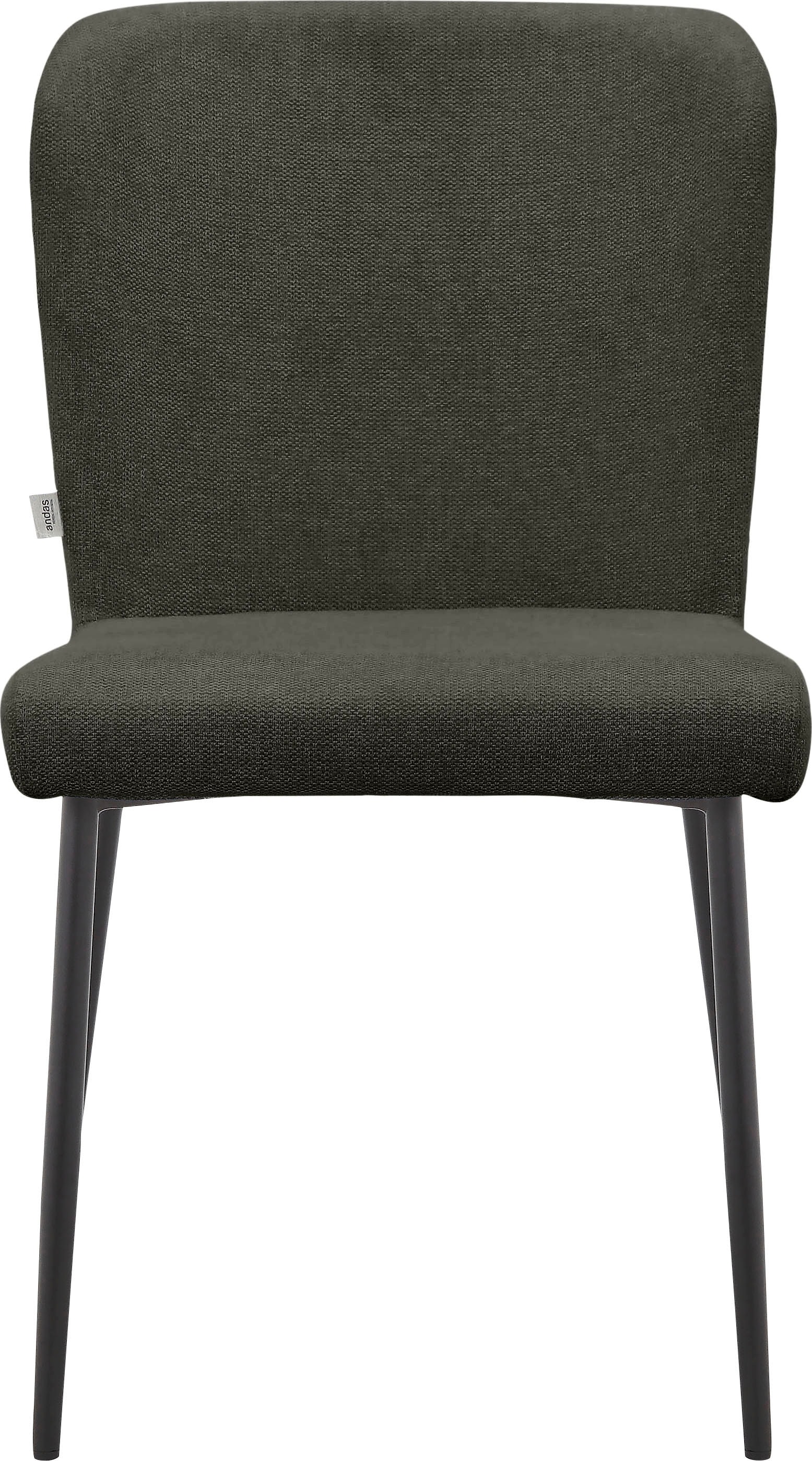andas Esszimmerstuhl »Lieska«, (Set), 2 St., Webstoff, Polsterstuhl, Küchenstuhl, Sitzhöhe 47,5 cm