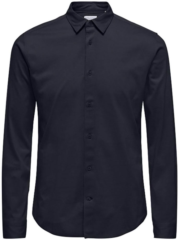 ONLY & SONS Langarmhemd »ONSROBIN B/U LS STRETCH SHIRT NOOS«