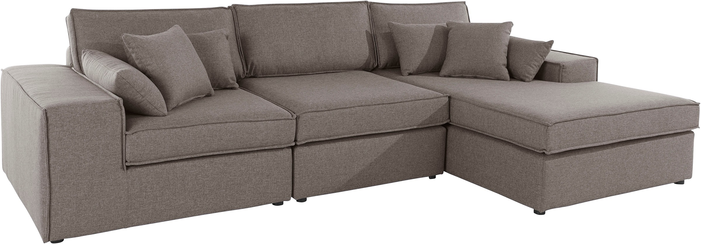 OTTO home Ecksofa "Florid L-Form" 3 Teile, bestehend aus Modulen, viele Bez günstig online kaufen