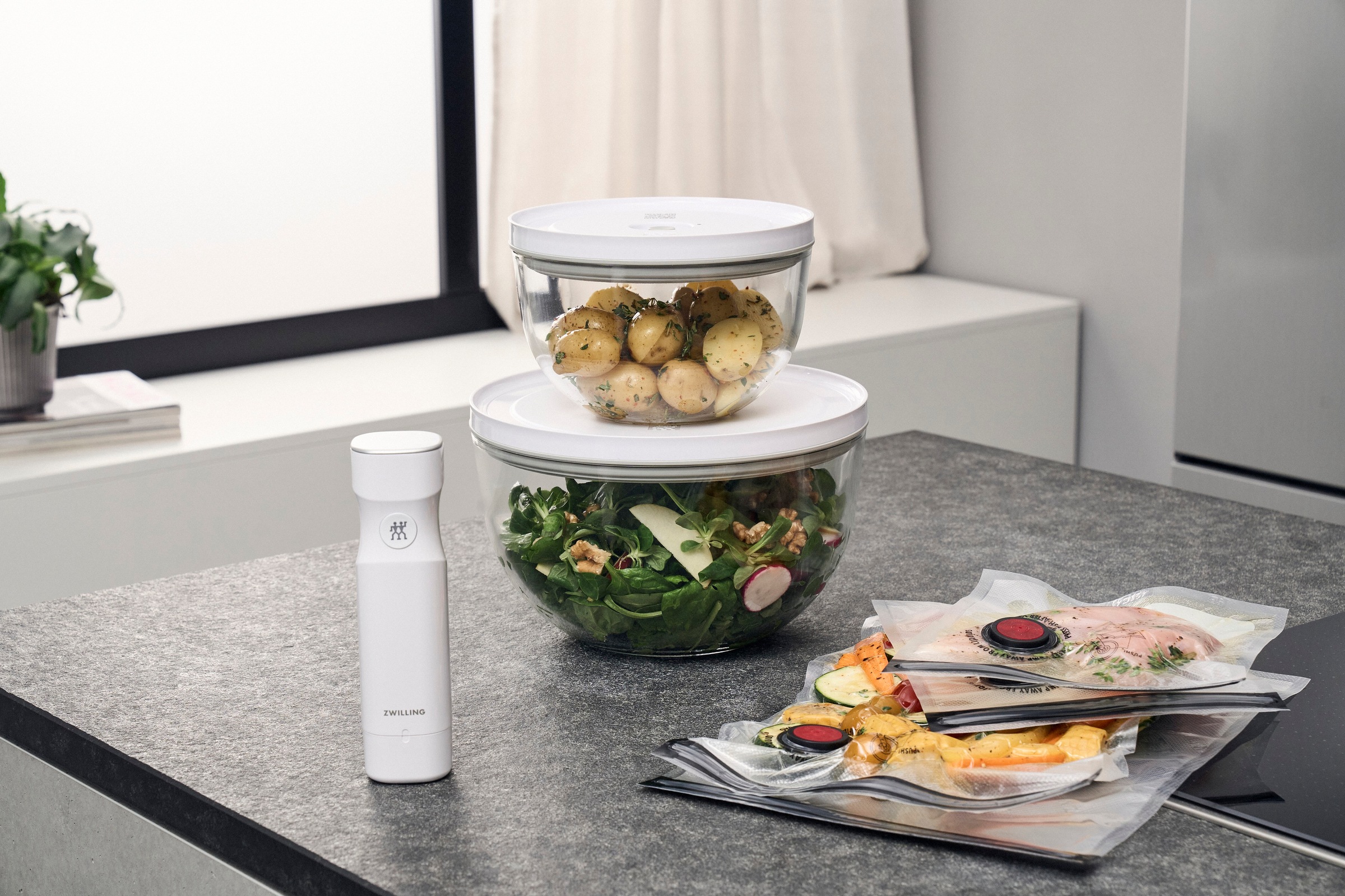 Zwilling Aufbewahrungssystem "Fresh & Save BOWLS" Set, 1 Schüssel + Deckel günstig online kaufen