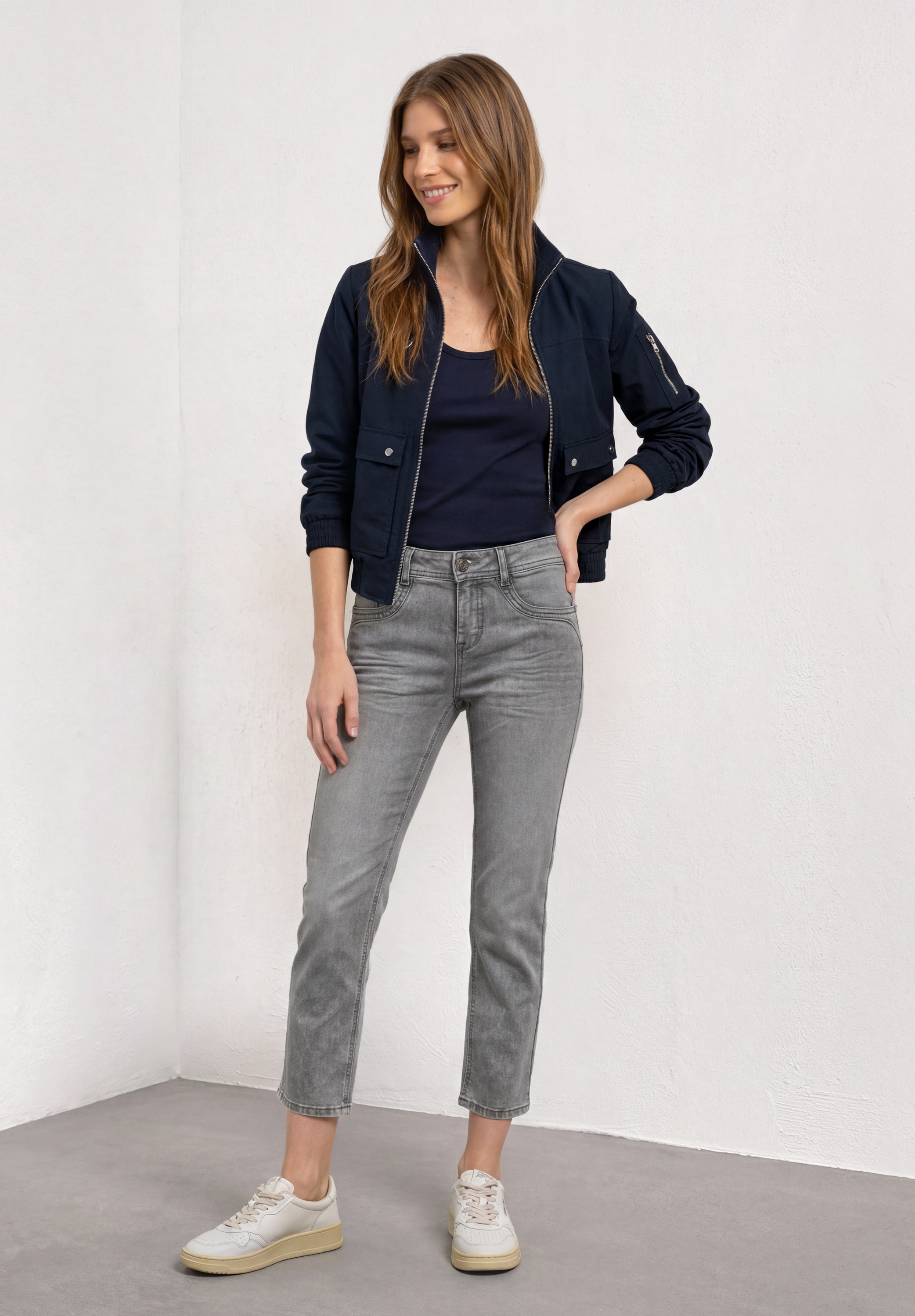 STREET ONE Slim-fit-Jeans Middle Waist