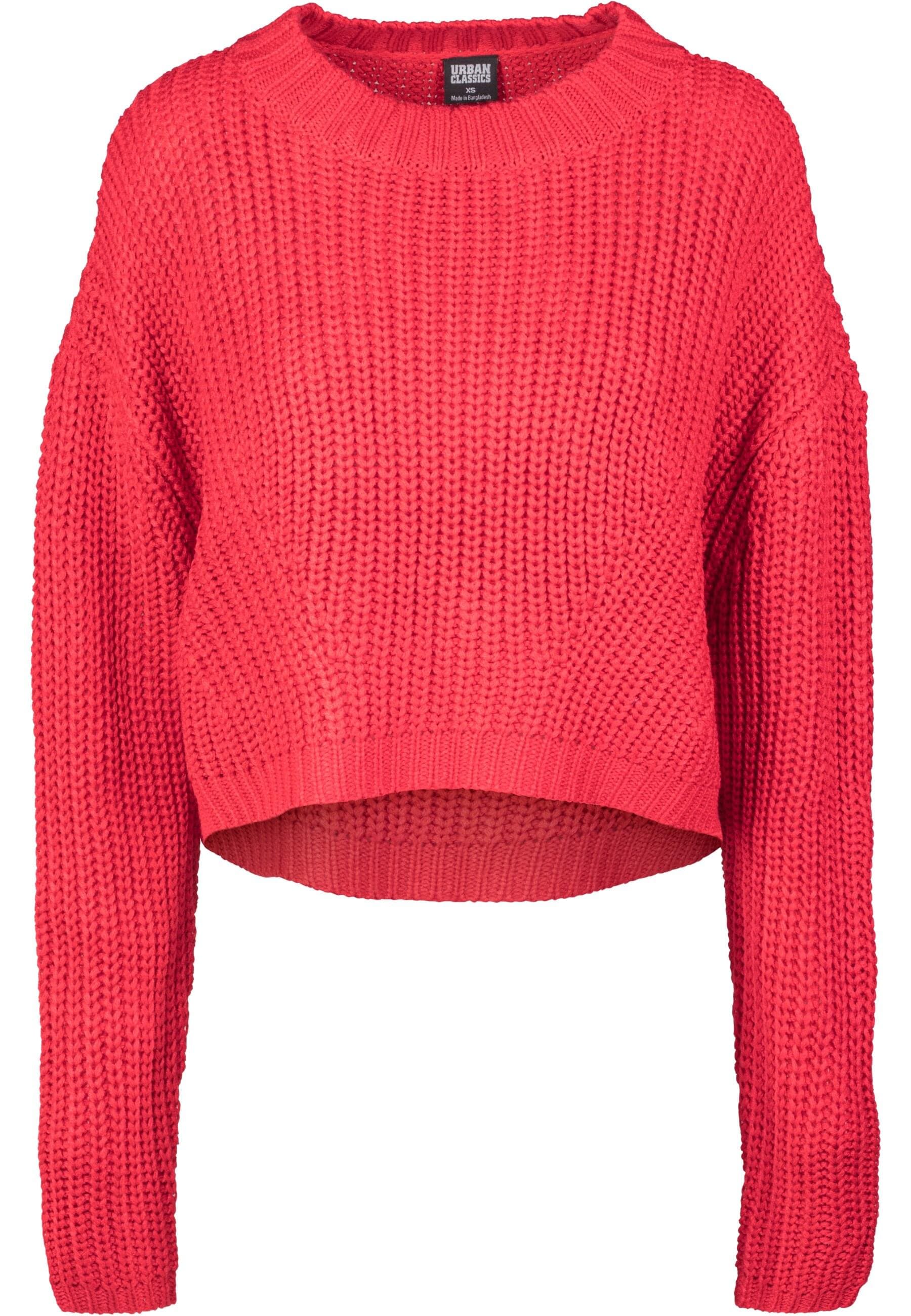 URBAN CLASSICS Rundhalspullover "Urban Classics Damen Ladies Wide Oversize Sweater"