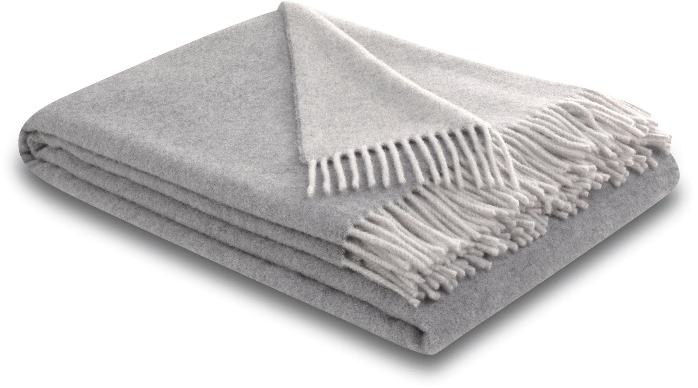 Biederlack "Soft Impression im Doubleface-Look" Wolle-Kaschmir-Mix günstig online kaufen